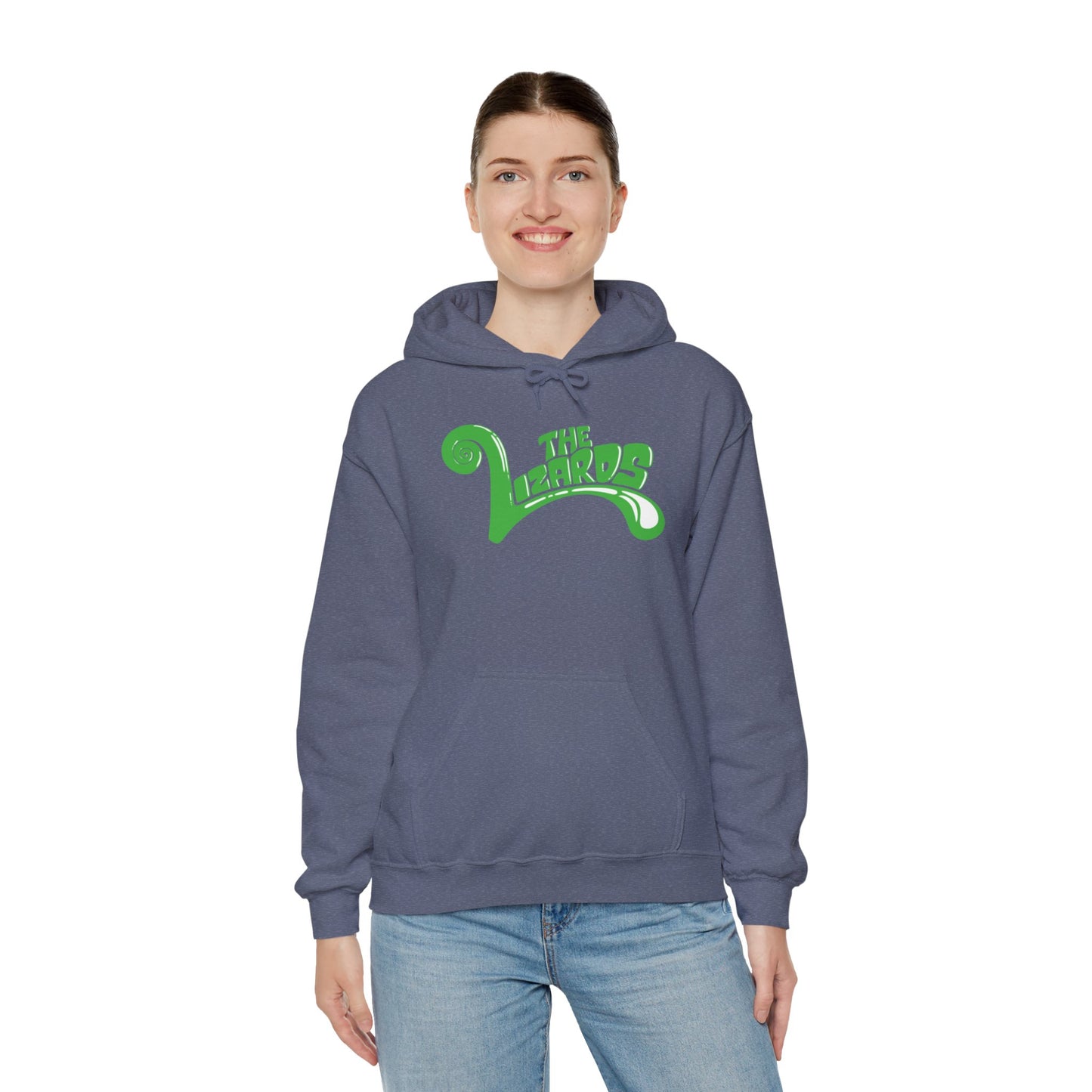 Unisex Heavy Blend™ Hooded Sweatshirt - Lizards OG Smooth Logo
