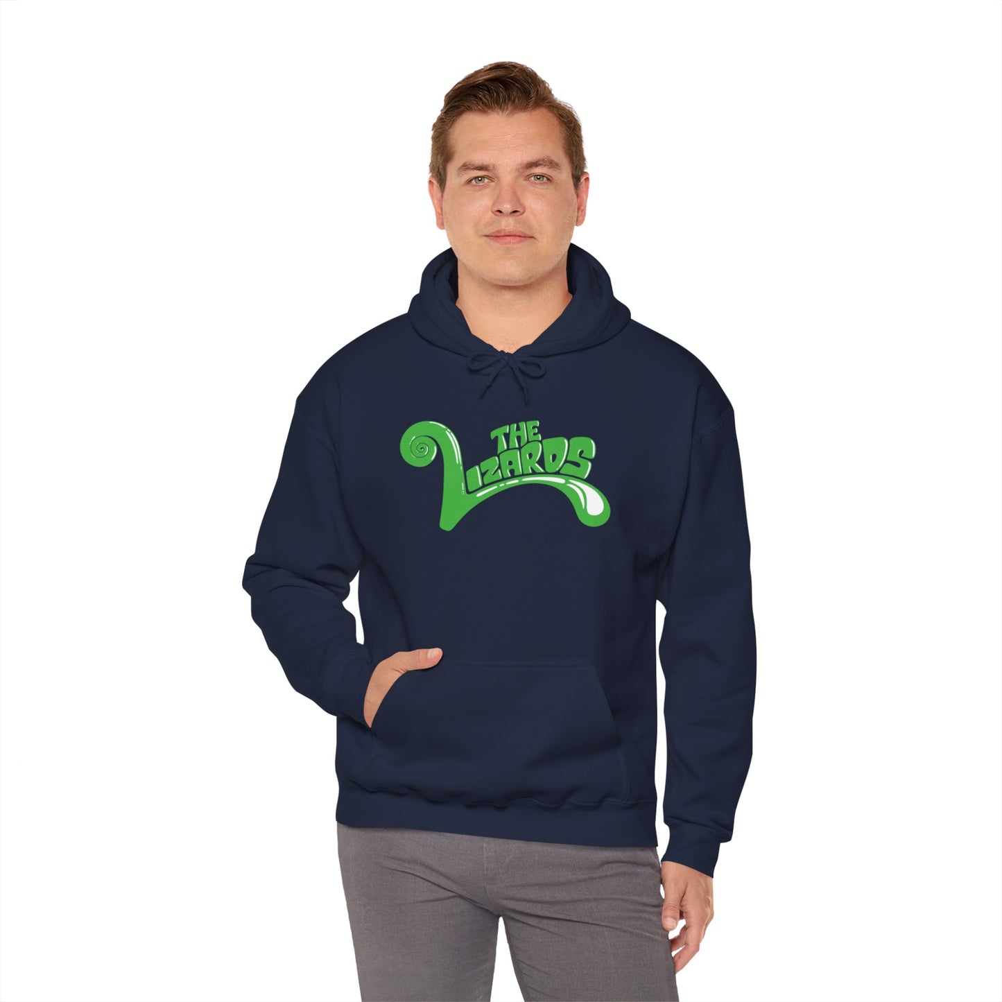 Unisex Heavy Blend™ Hooded Sweatshirt - Lizards OG Smooth Logo