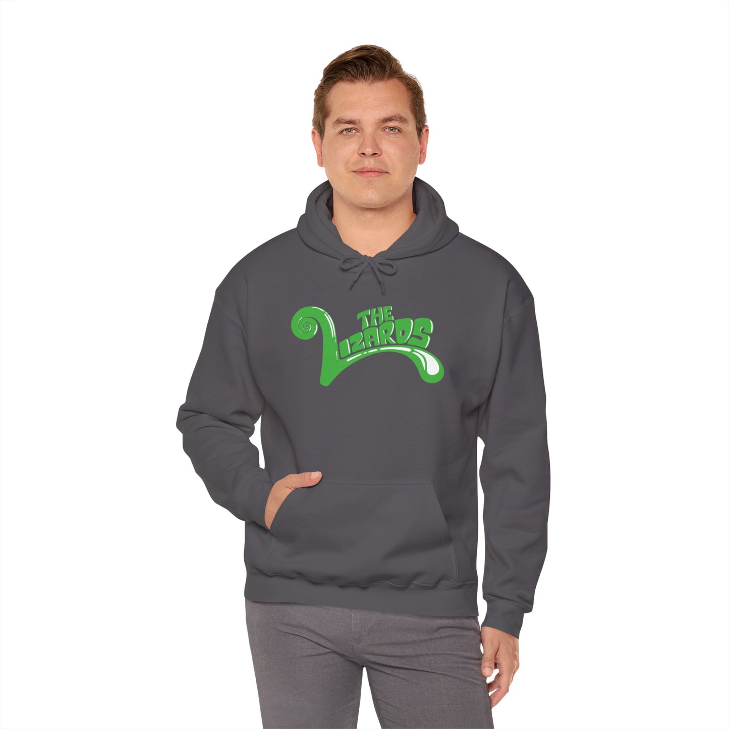 Unisex Heavy Blend™ Hooded Sweatshirt - Lizards OG Smooth Logo