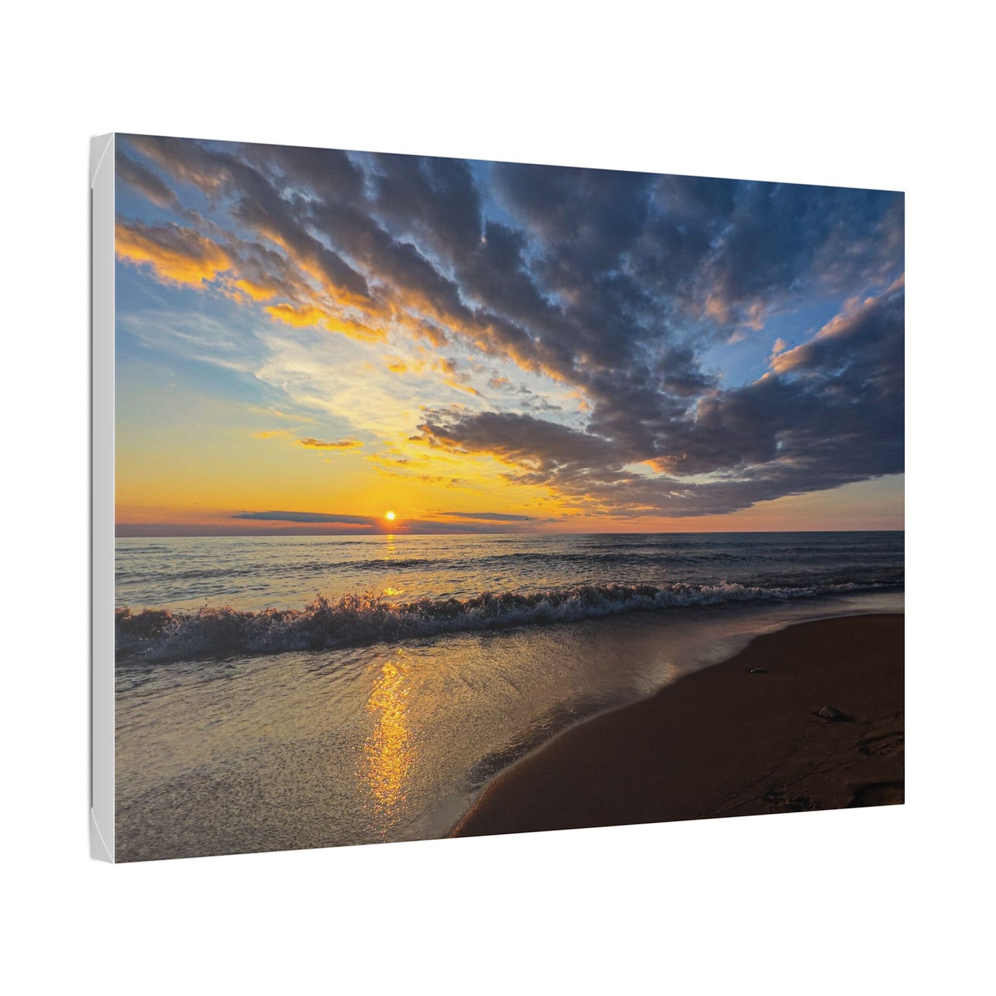 Lake Huron Sunset 2024 - Classic Stretched Canvas