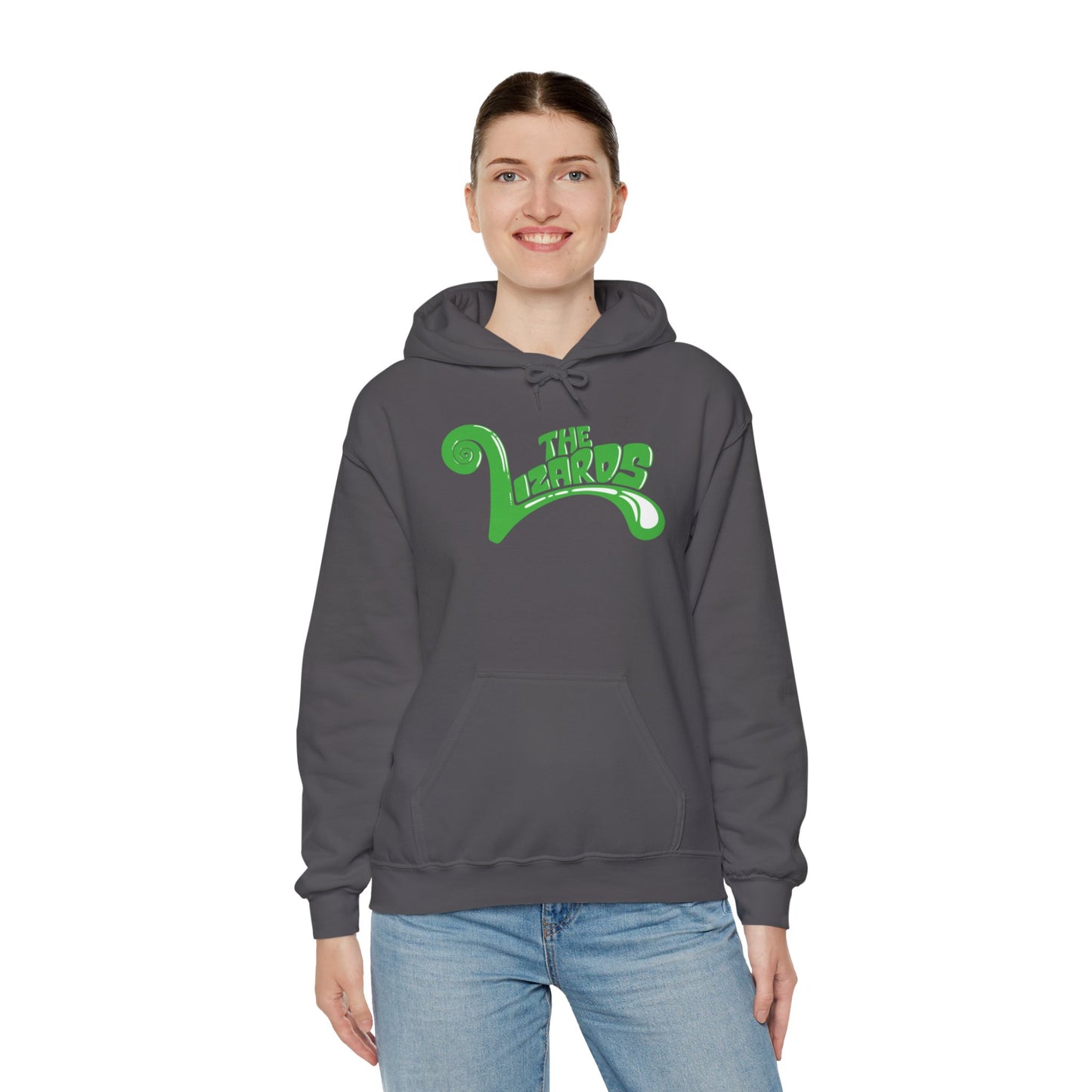Unisex Heavy Blend™ Hooded Sweatshirt - Lizards OG Smooth Logo