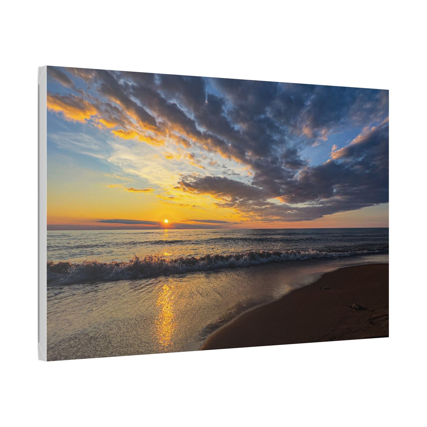 Lake Huron Sunset 2024 - Classic Stretched Canvas