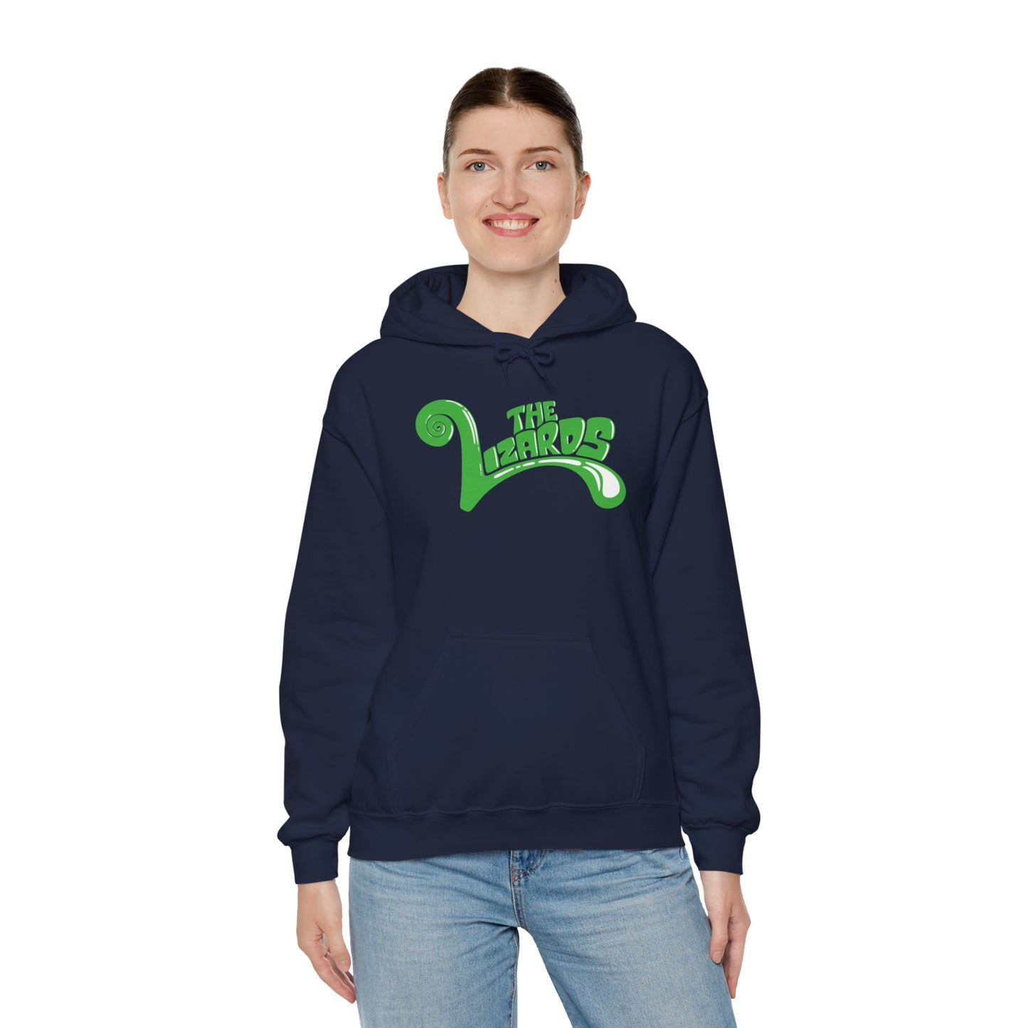 Unisex Heavy Blend™ Hooded Sweatshirt - Lizards OG Smooth Logo
