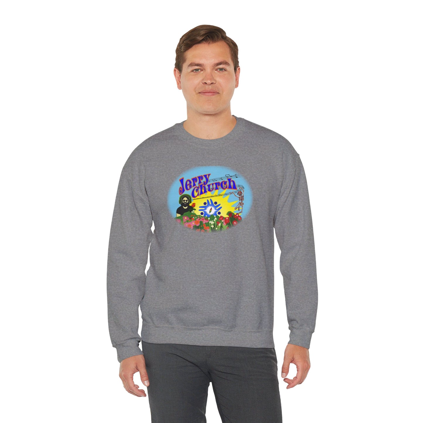 Jerry Church - Unisex Heavy Blend™ Crewneck Sweatshirt