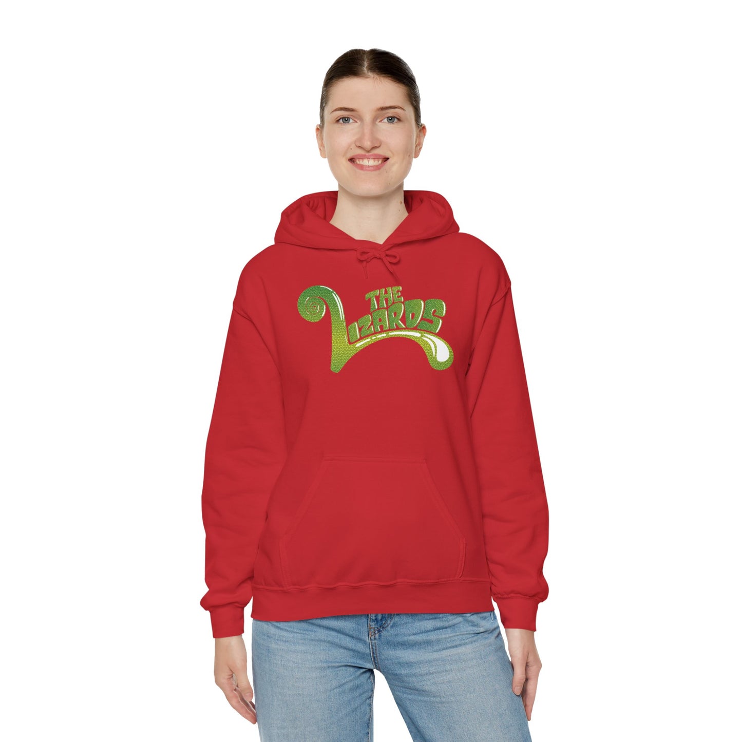 Unisex Heavy Blend™ Hooded Sweatshirt - Lizards OG Scales Logo