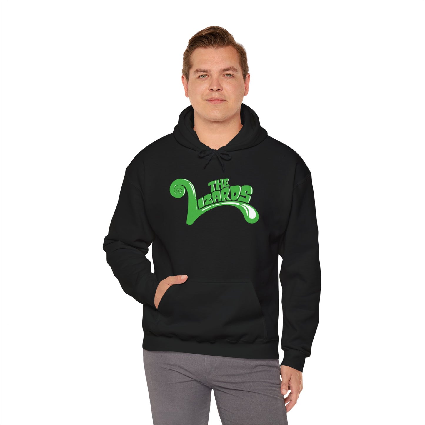 Unisex Heavy Blend™ Hooded Sweatshirt - Lizards OG Smooth  Logo