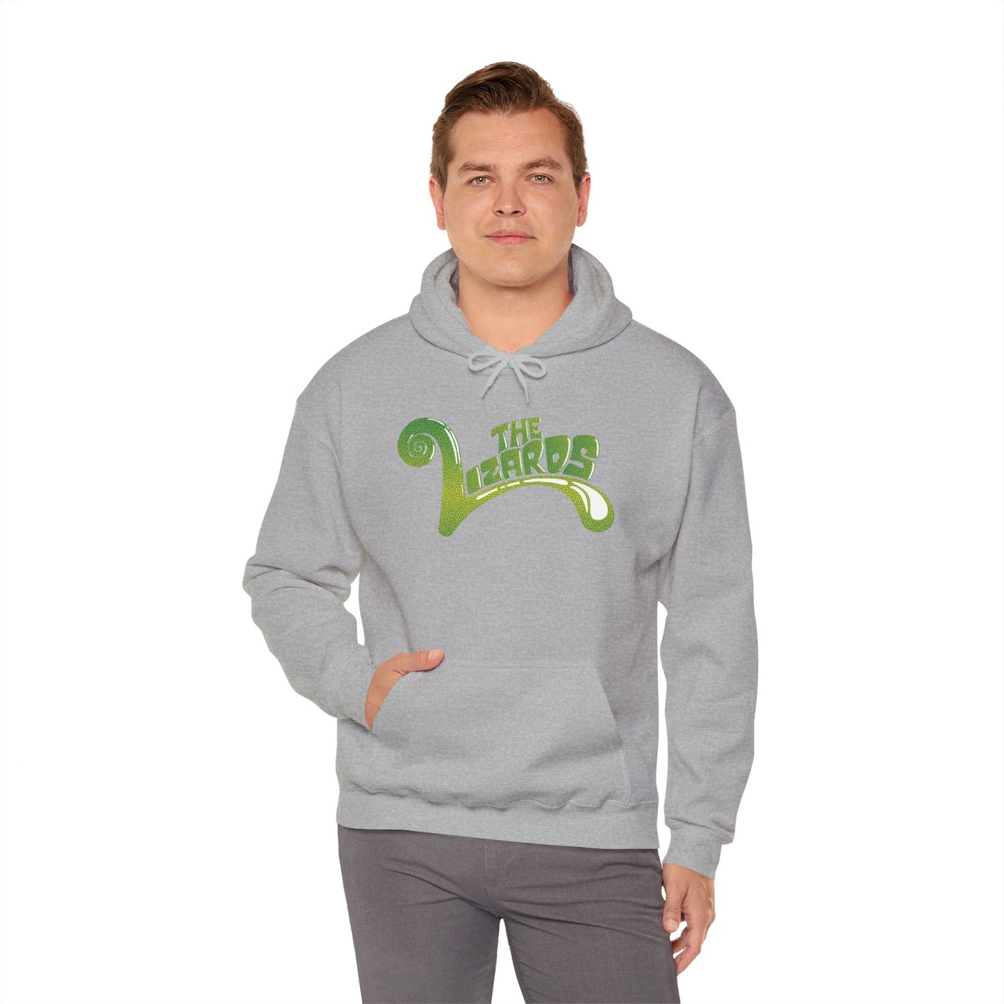 Unisex Heavy Blend™ Hooded Sweatshirt - Lizards OG Scales Logo