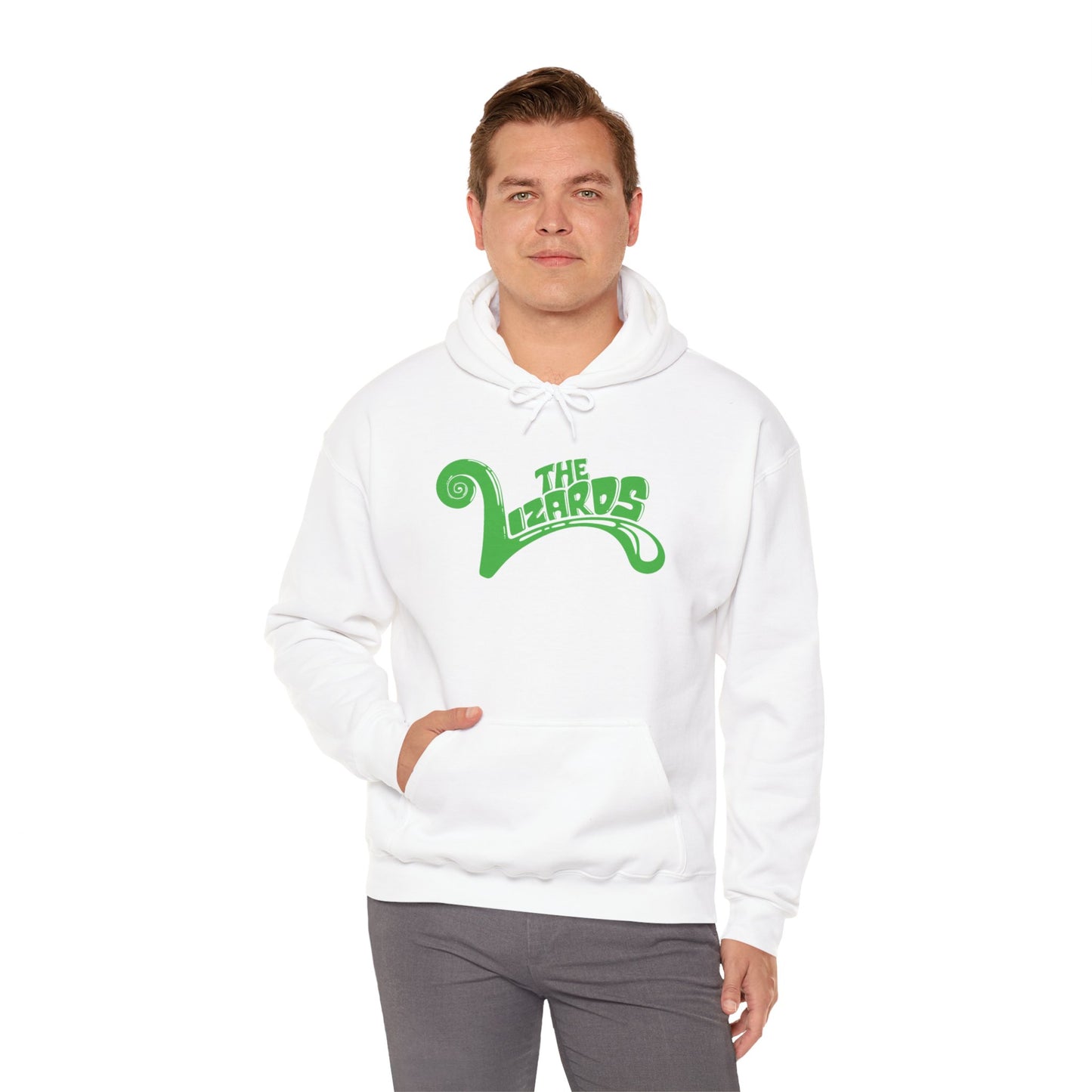 Unisex Heavy Blend™ Hooded Sweatshirt - Lizards OG Smooth  Logo