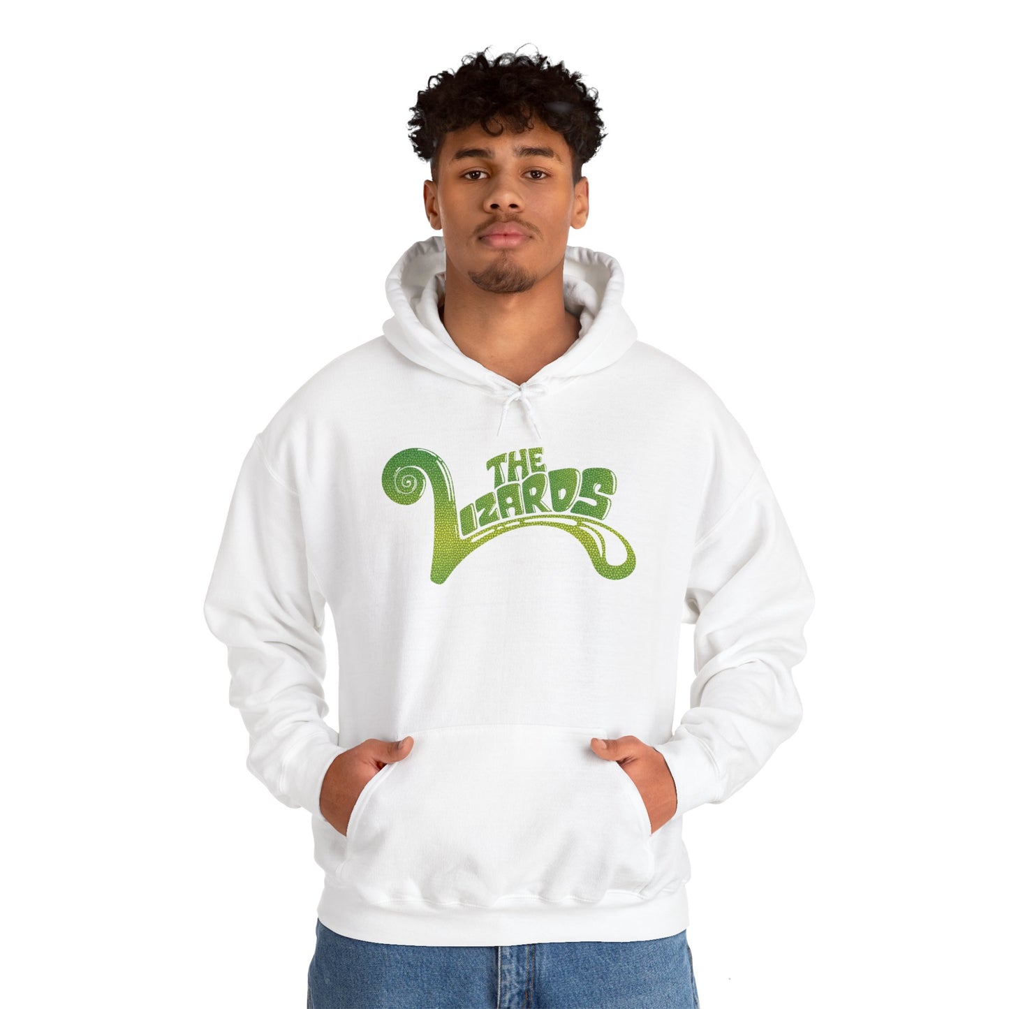 Unisex Heavy Blend™ Hooded Sweatshirt - Lizards OG Scales Logo