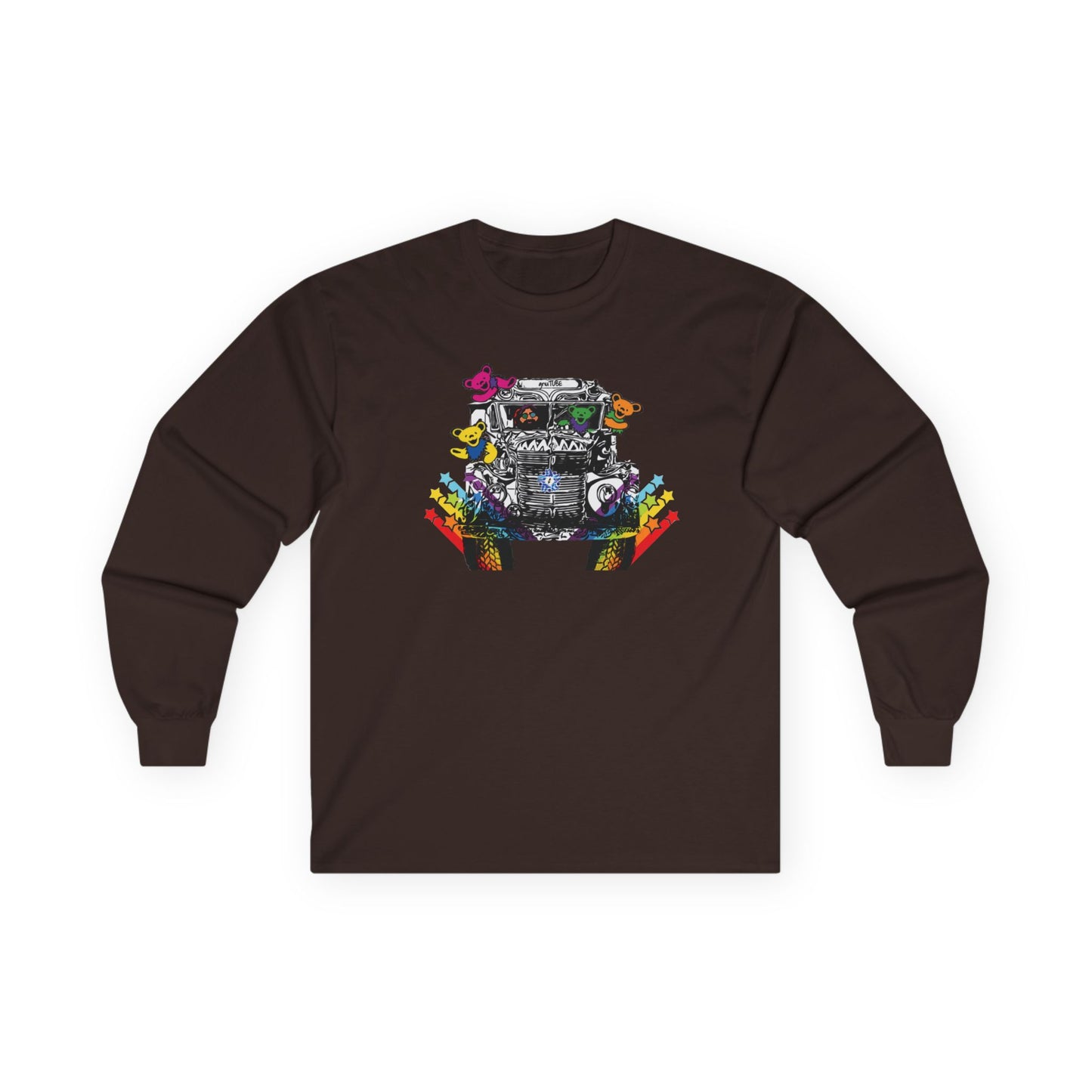 Get on the gnuBUS (full color) - Ultra Cotton Long Sleeve Tee