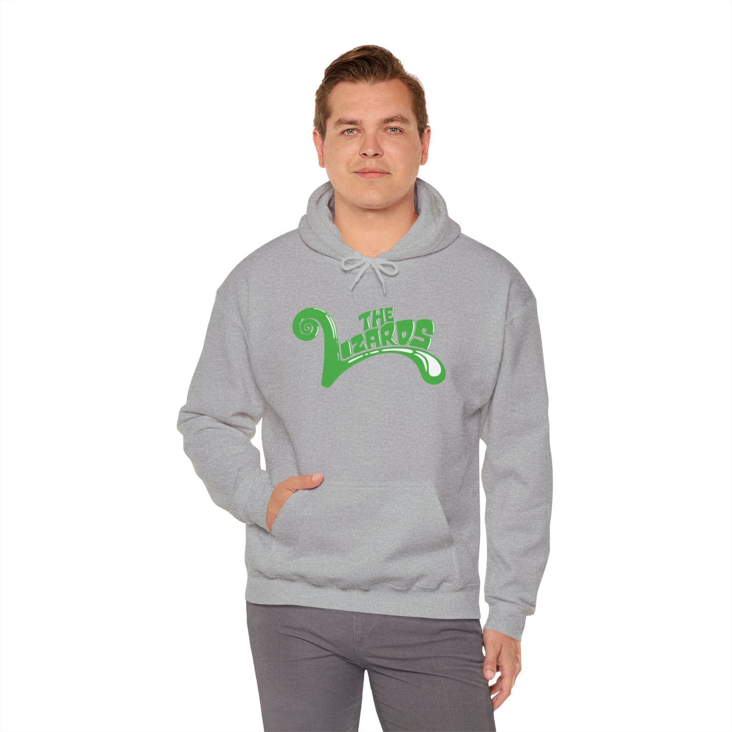 Unisex Heavy Blend™ Hooded Sweatshirt - Lizards OG Smooth  Logo