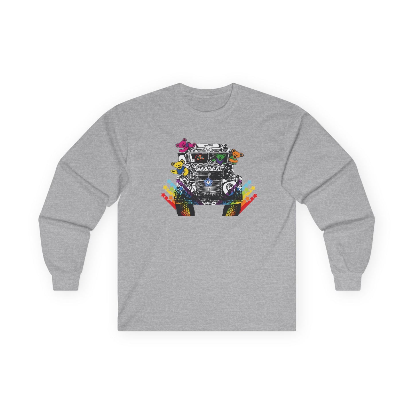 Get on the gnuBUS (full color) - Ultra Cotton Long Sleeve Tee