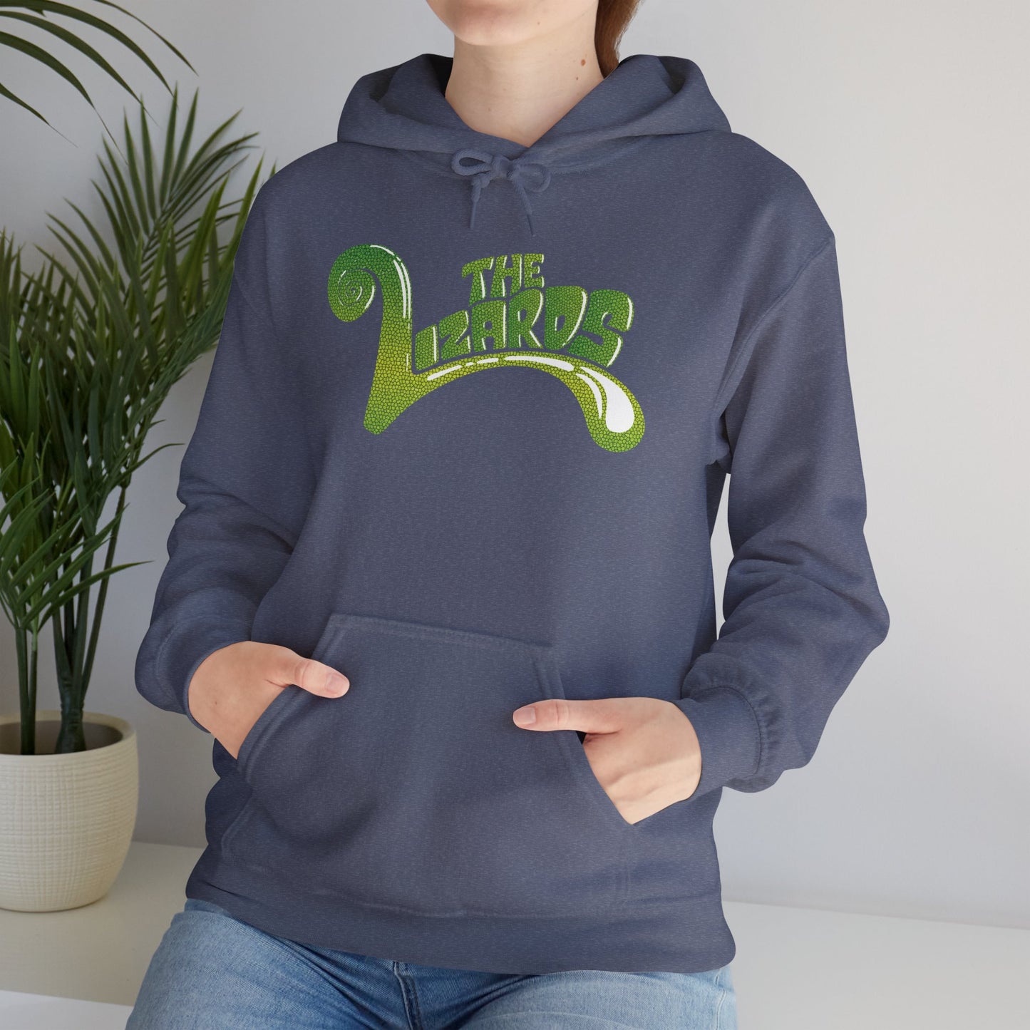 Unisex Heavy Blend™ Hooded Sweatshirt - Lizards OG Scales Logo