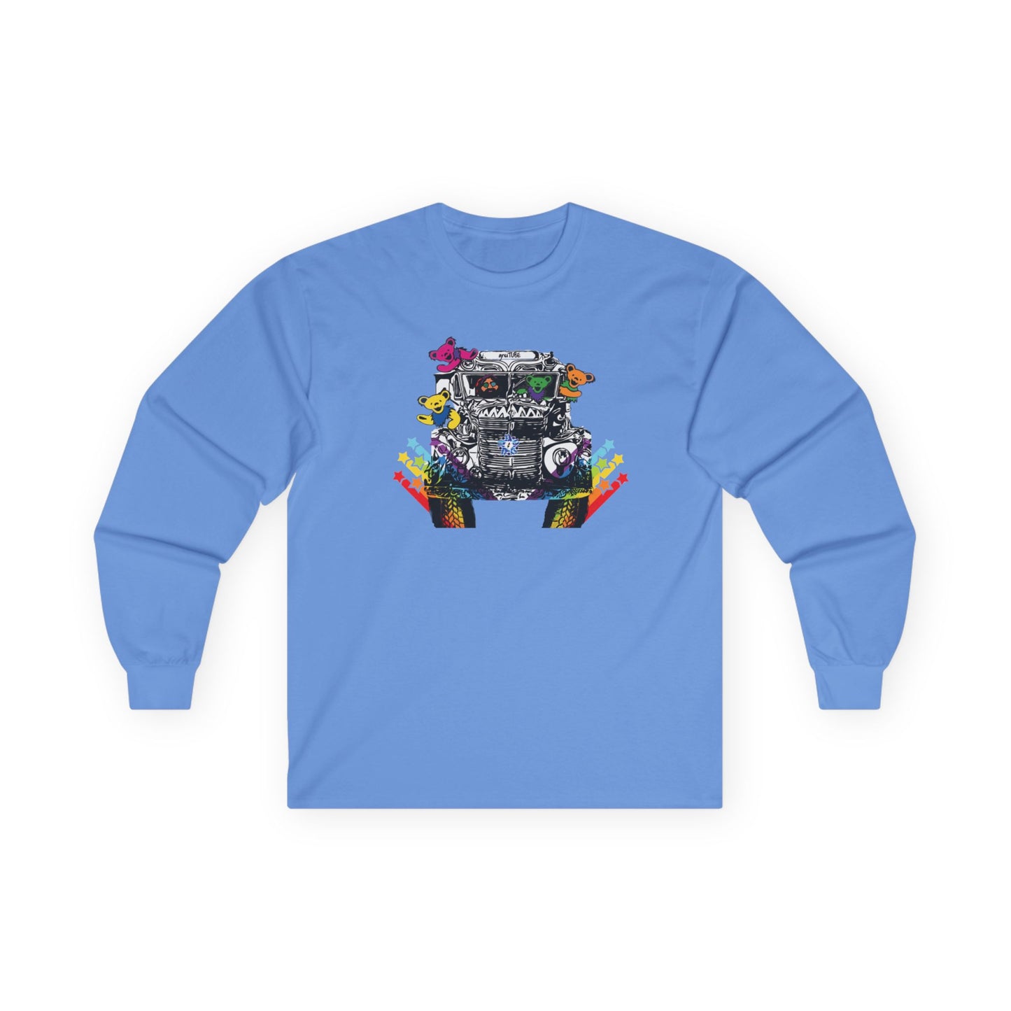 Get on the gnuBUS (full color) - Ultra Cotton Long Sleeve Tee