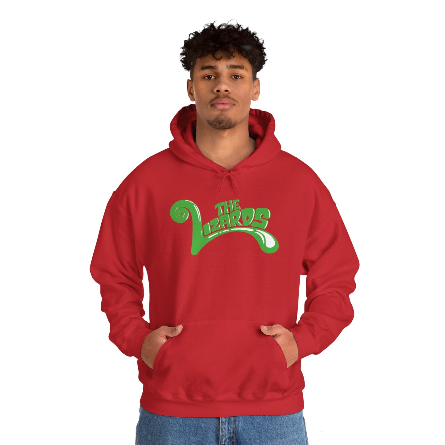 Unisex Heavy Blend™ Hooded Sweatshirt - Lizards OG Smooth  Logo