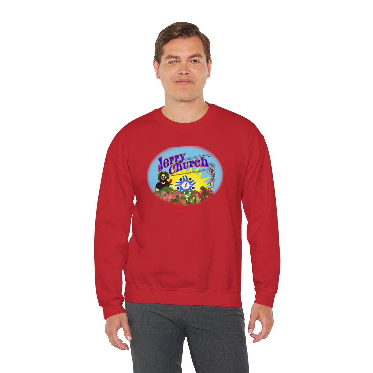 Jerry Church - Unisex Heavy Blend™ Crewneck Sweatshirt