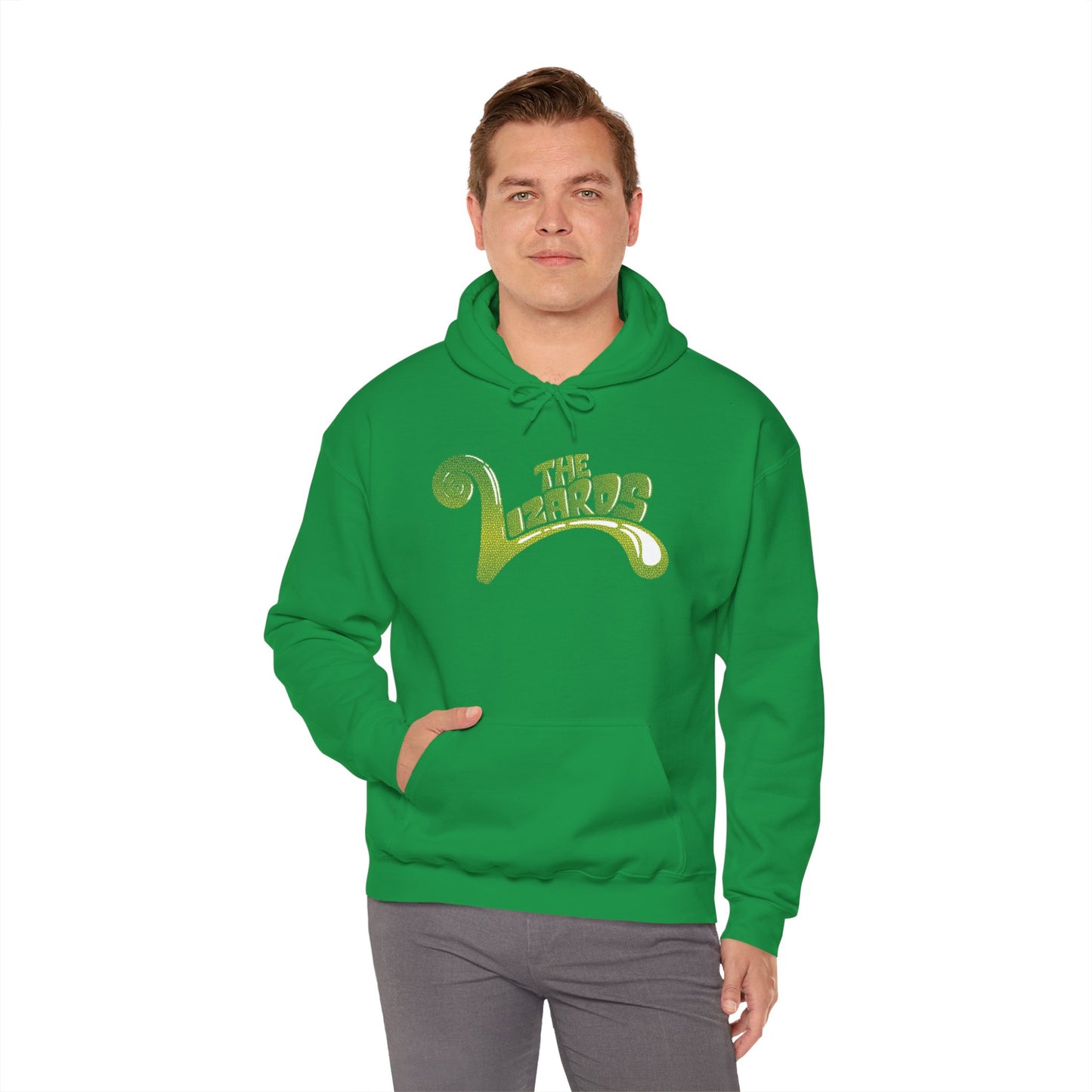 Unisex Heavy Blend™ Hooded Sweatshirt - Lizards OG Scales Logo