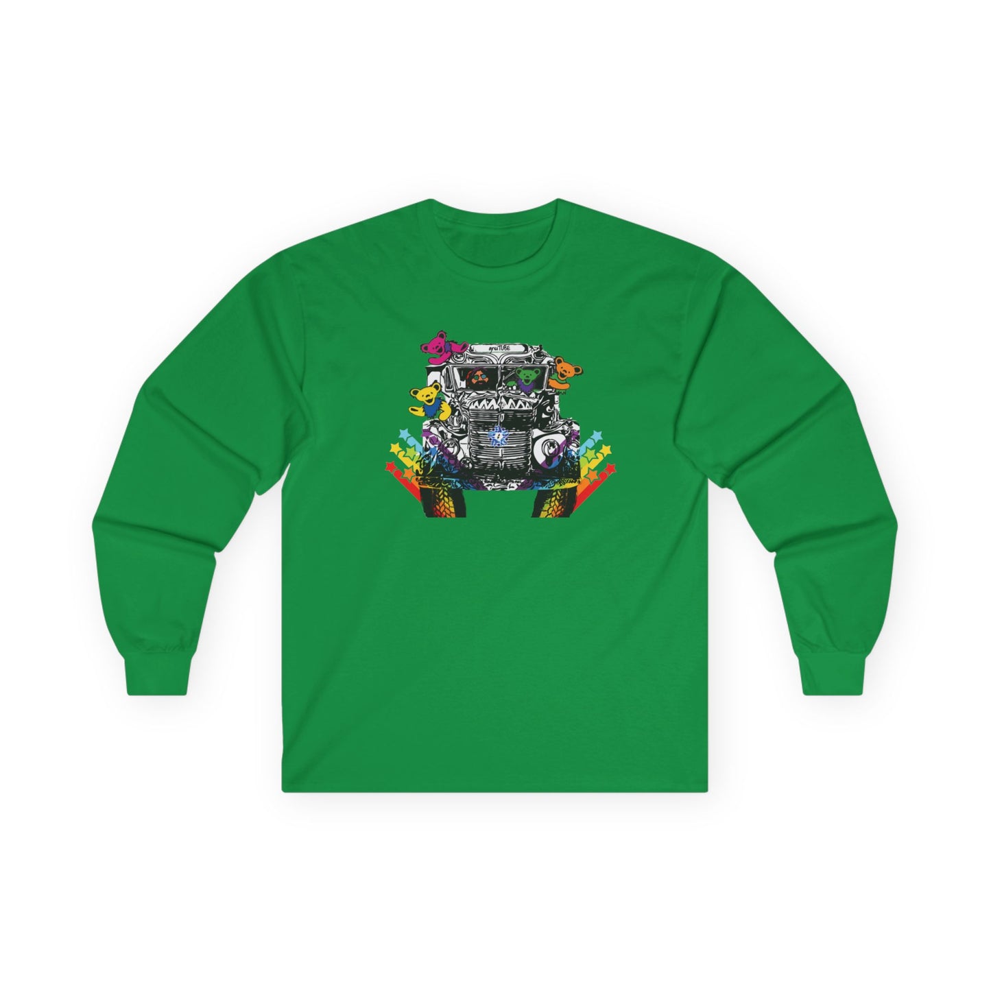 Get on the gnuBUS (full color) - Ultra Cotton Long Sleeve Tee