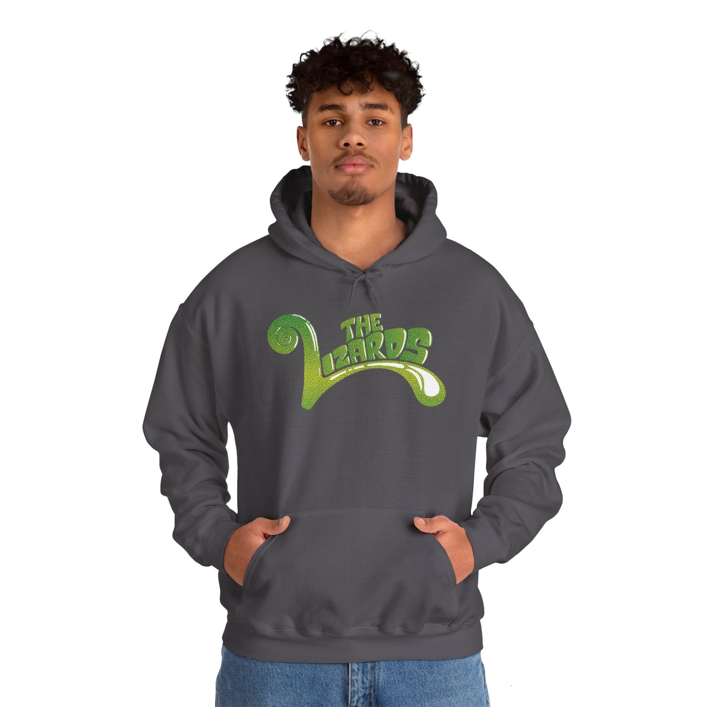 Unisex Heavy Blend™ Hooded Sweatshirt - Lizards OG Scales Logo