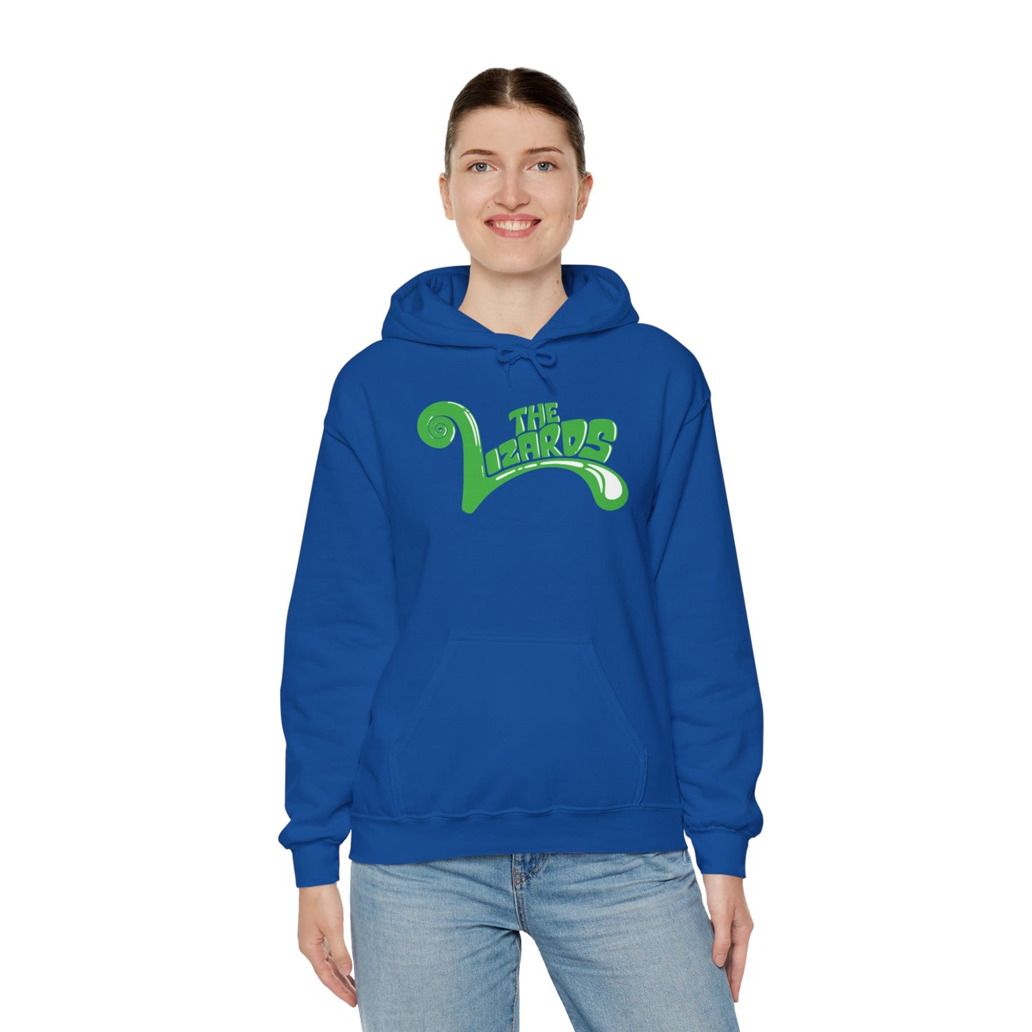 Unisex Heavy Blend™ Hooded Sweatshirt - Lizards OG Smooth  Logo