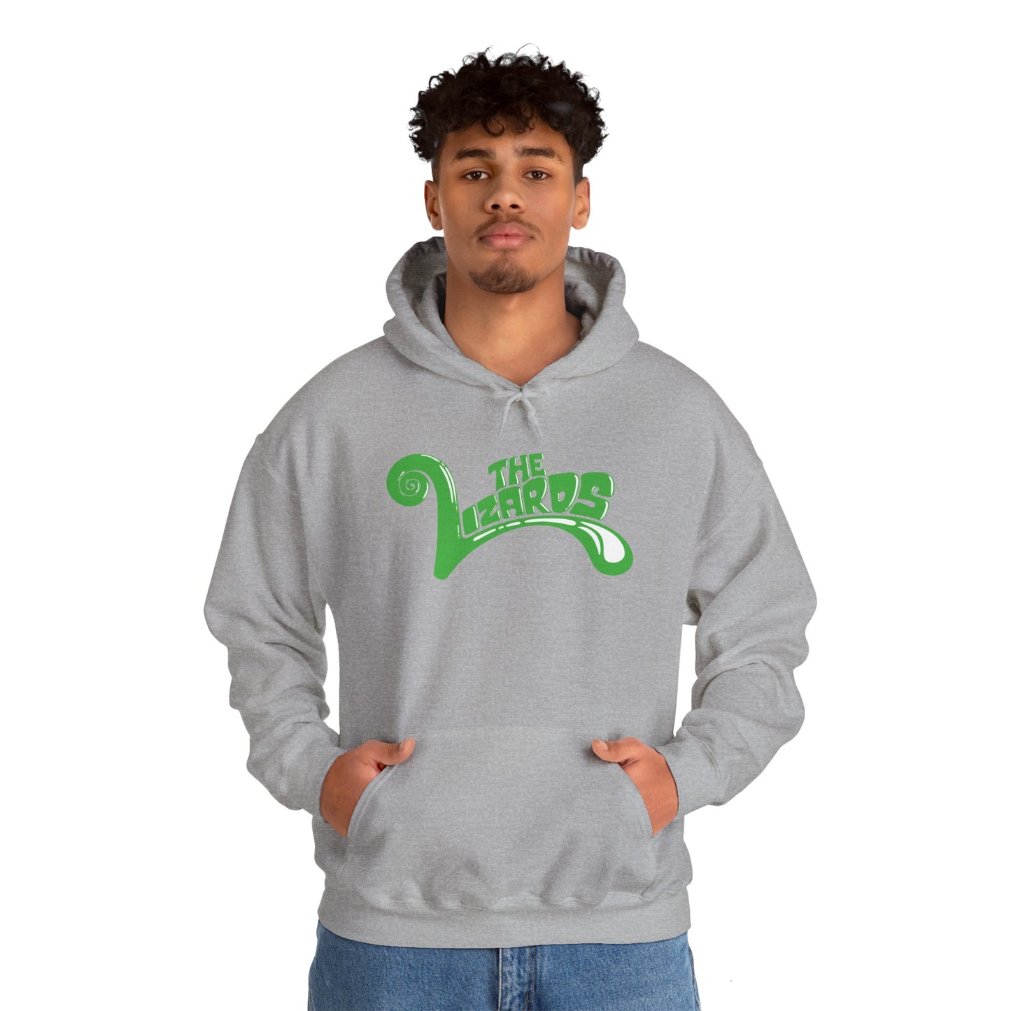 Unisex Heavy Blend™ Hooded Sweatshirt - Lizards OG Smooth  Logo