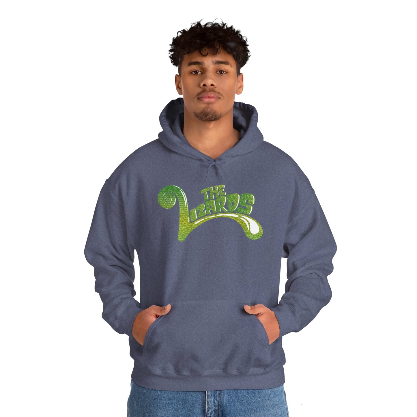 Unisex Heavy Blend™ Hooded Sweatshirt - Lizards OG Scales Logo