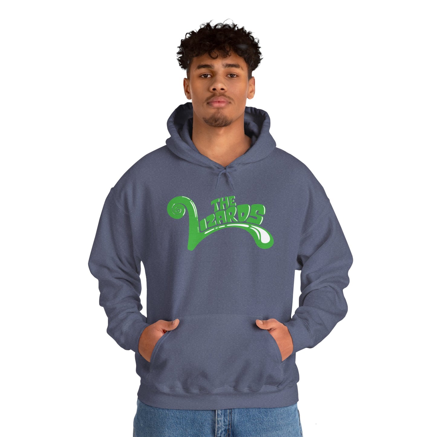 Unisex Heavy Blend™ Hooded Sweatshirt - Lizards OG Smooth  Logo