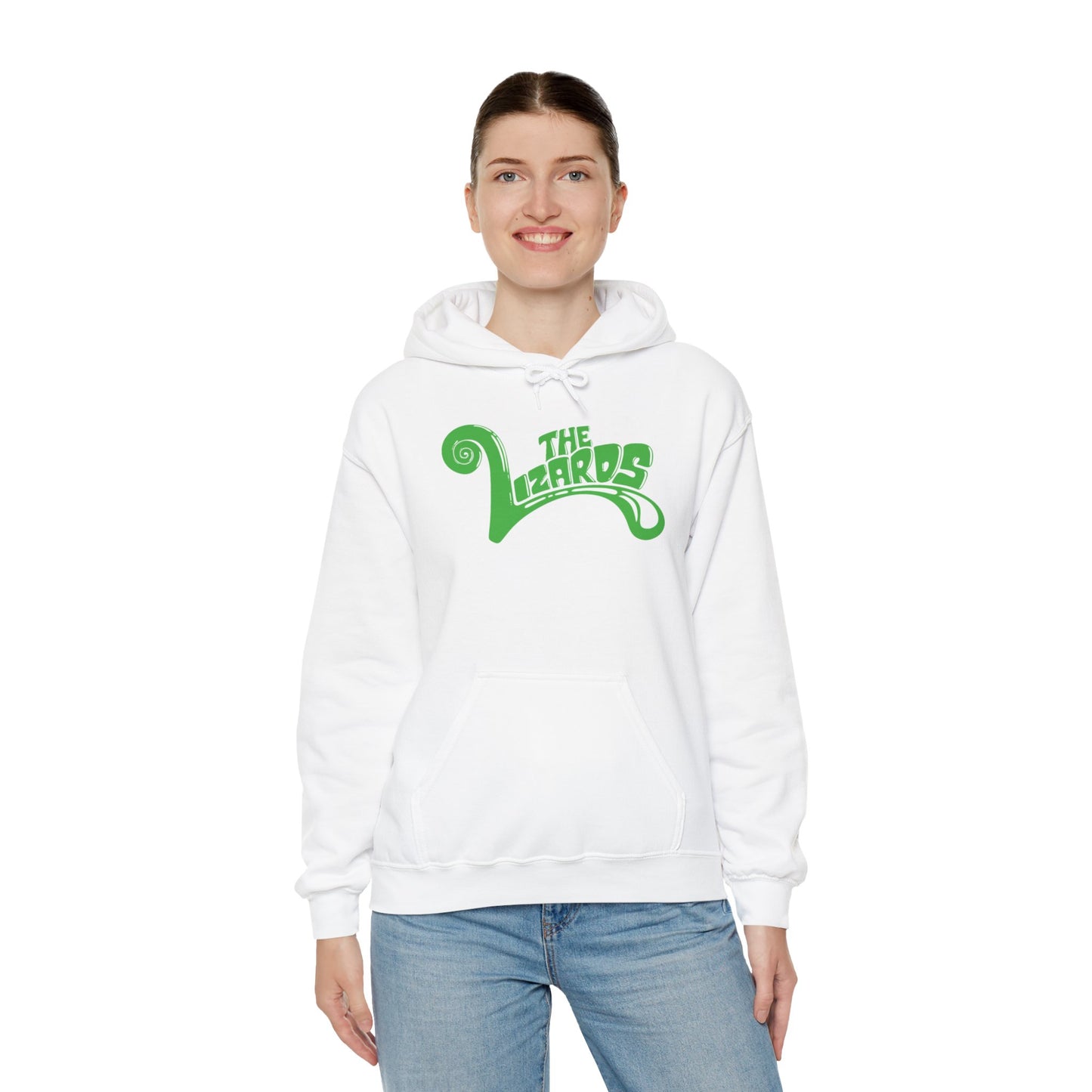 Unisex Heavy Blend™ Hooded Sweatshirt - Lizards OG Smooth  Logo