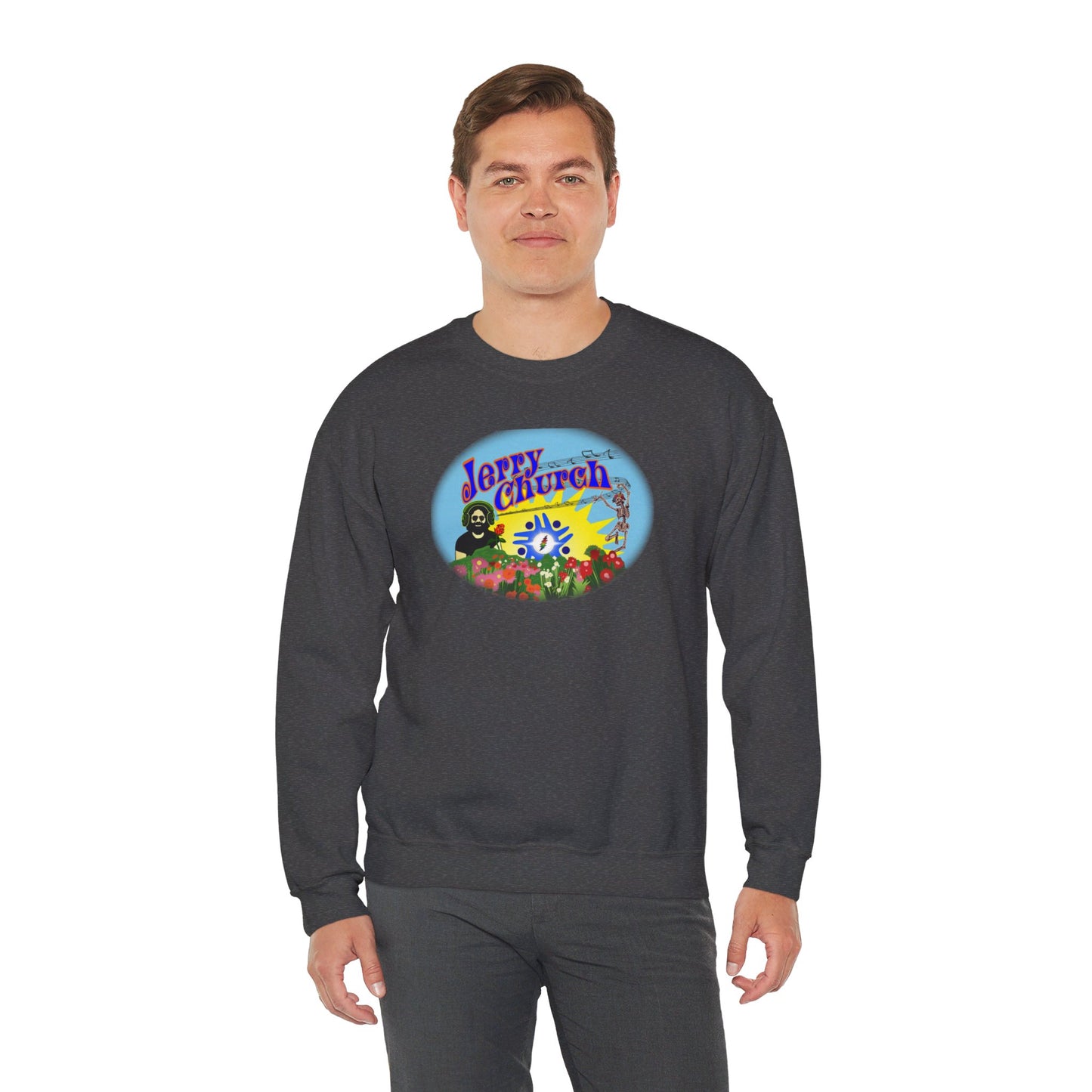 Jerry Church - Unisex Heavy Blend™ Crewneck Sweatshirt