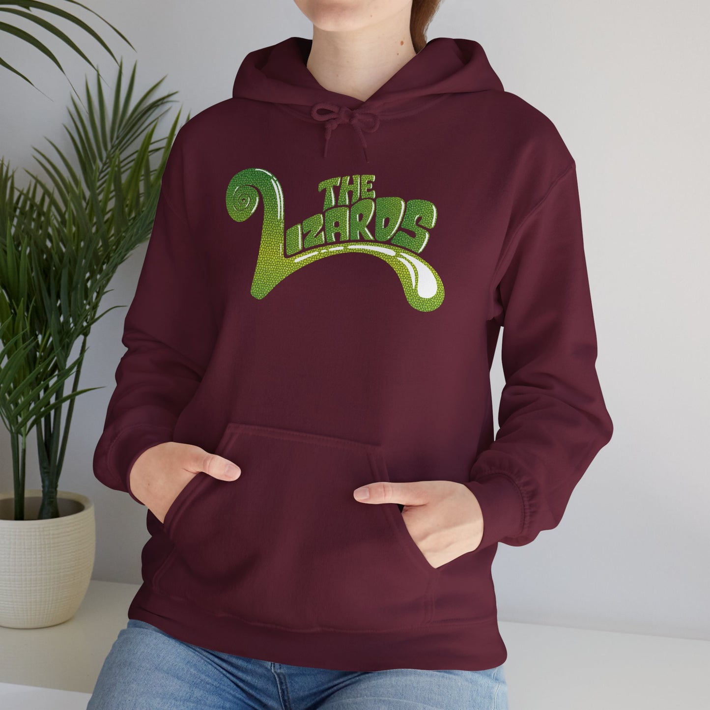 Unisex Heavy Blend™ Hooded Sweatshirt - Lizards OG Scales Logo