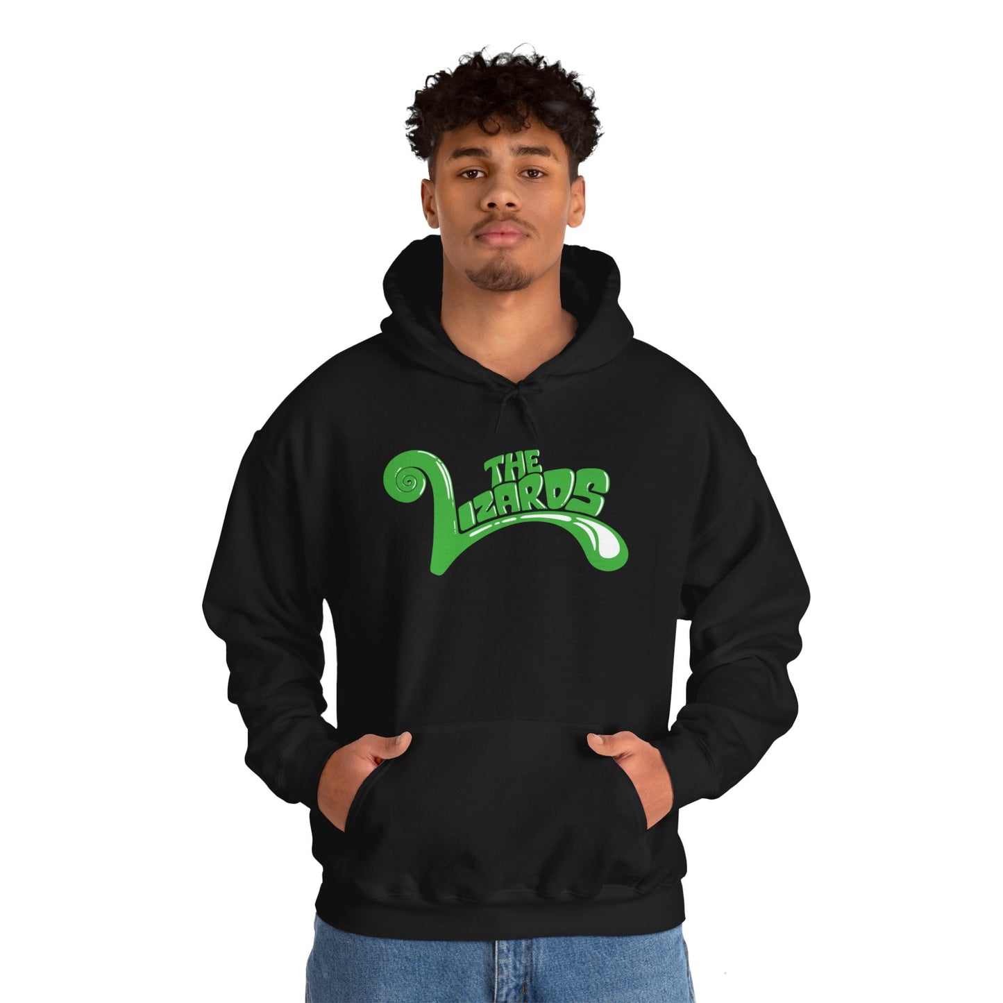 Unisex Heavy Blend™ Hooded Sweatshirt - Lizards OG Smooth  Logo