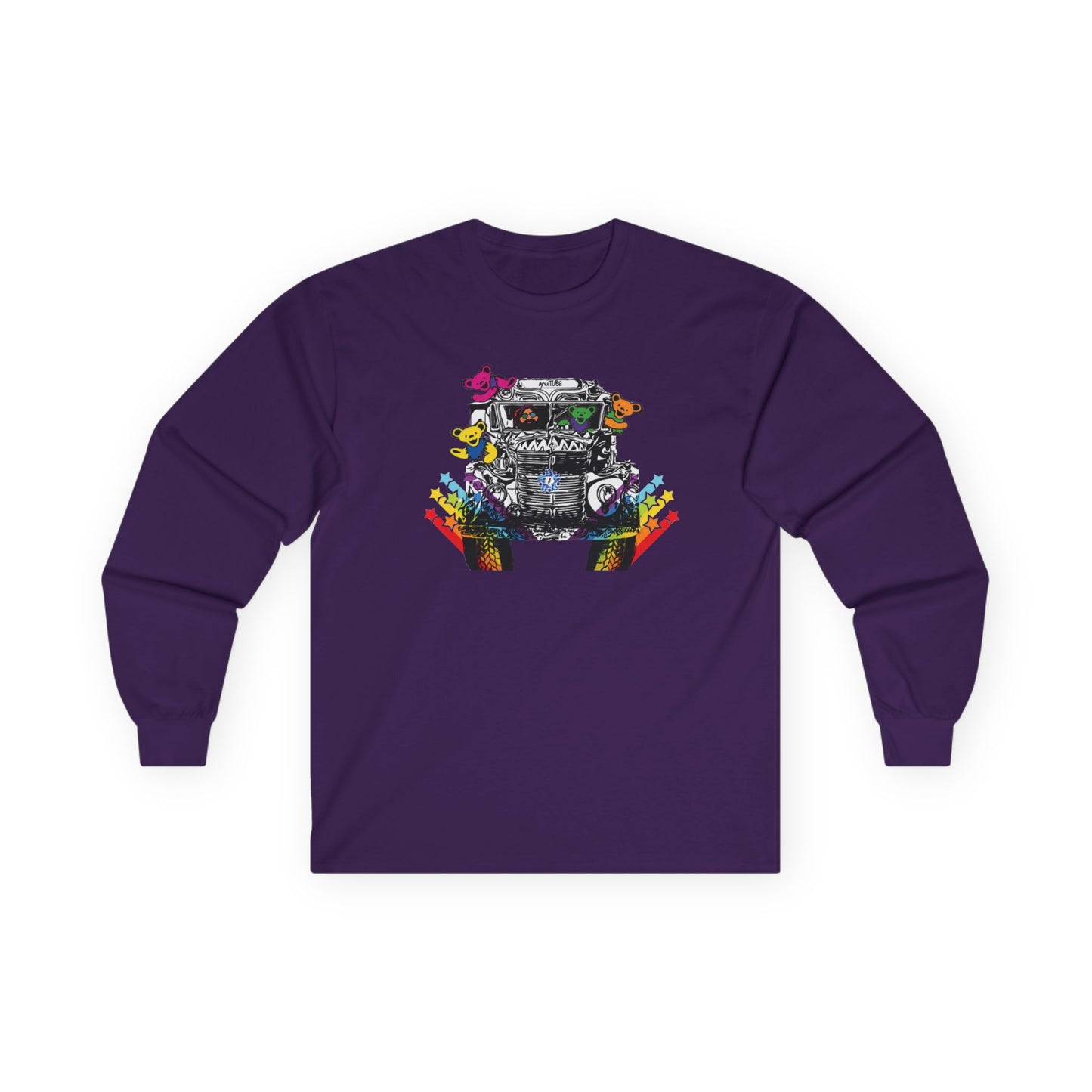 Get on the gnuBUS (full color) - Ultra Cotton Long Sleeve Tee