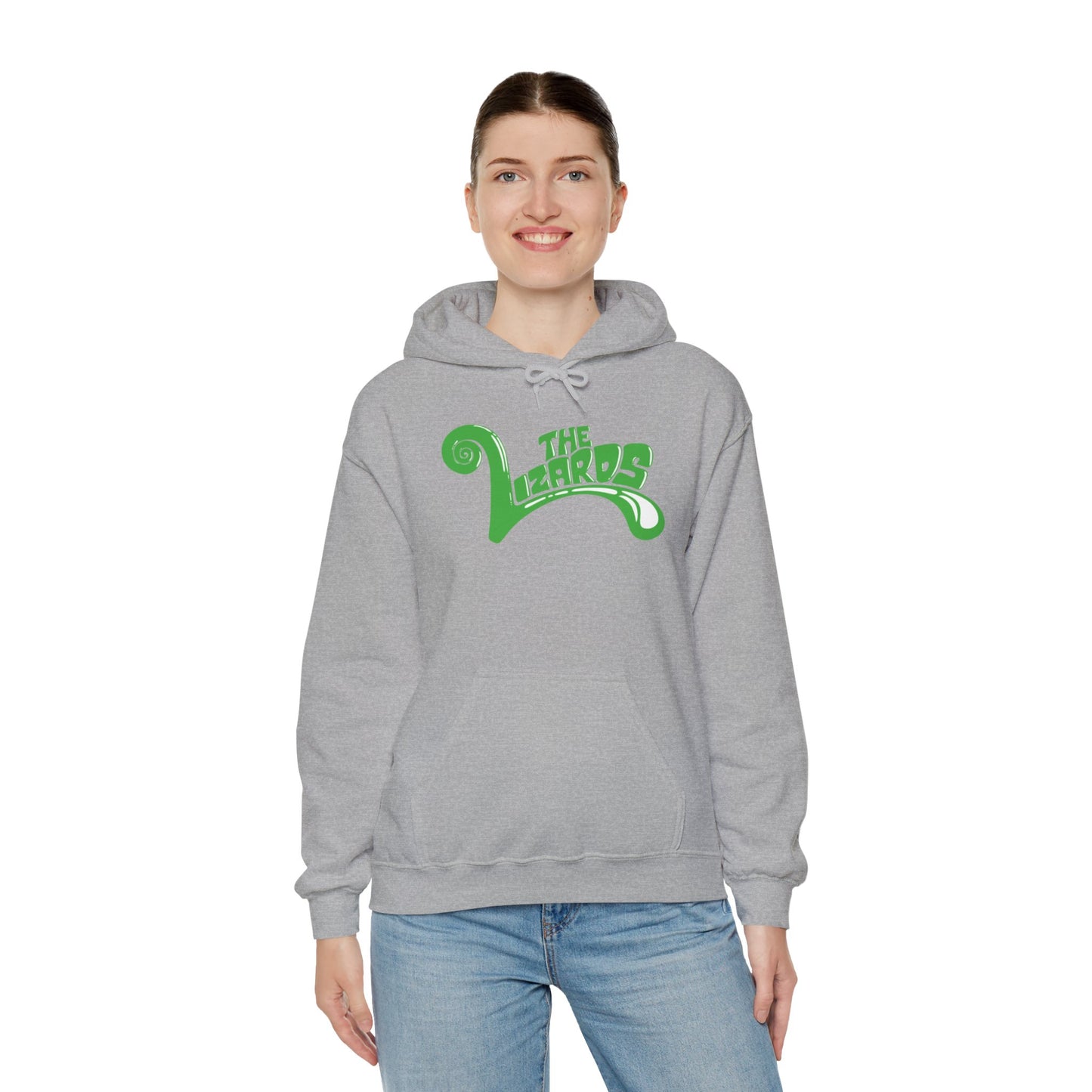 Unisex Heavy Blend™ Hooded Sweatshirt - Lizards OG Smooth  Logo