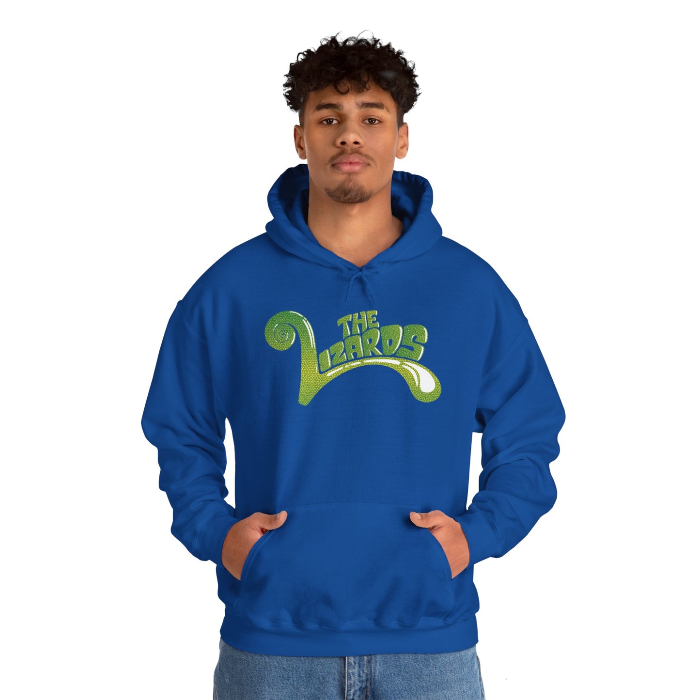 Unisex Heavy Blend™ Hooded Sweatshirt - Lizards OG Scales Logo