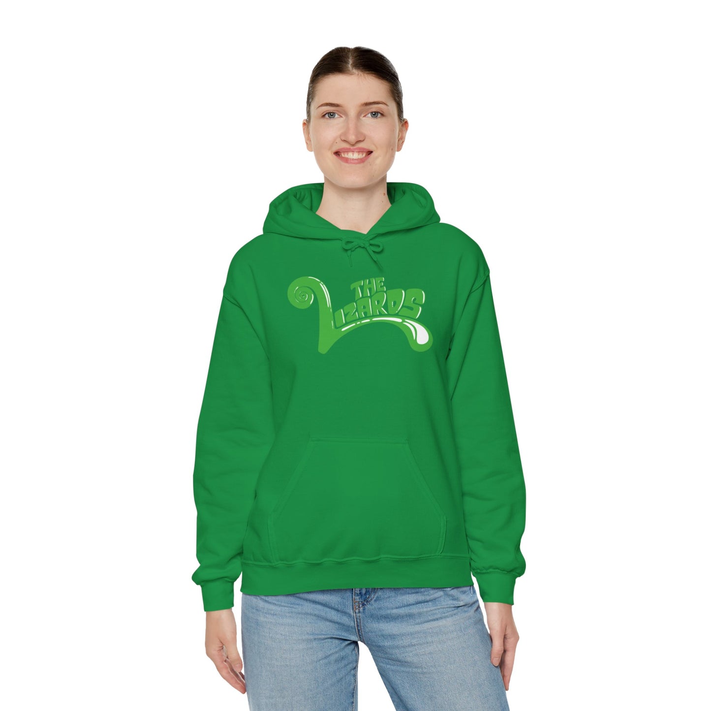 Unisex Heavy Blend™ Hooded Sweatshirt - Lizards OG Smooth  Logo