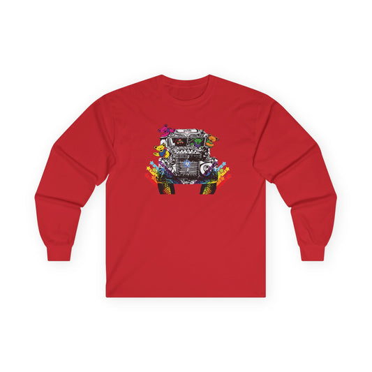 Get on the gnuBUS (full color) - Ultra Cotton Long Sleeve Tee