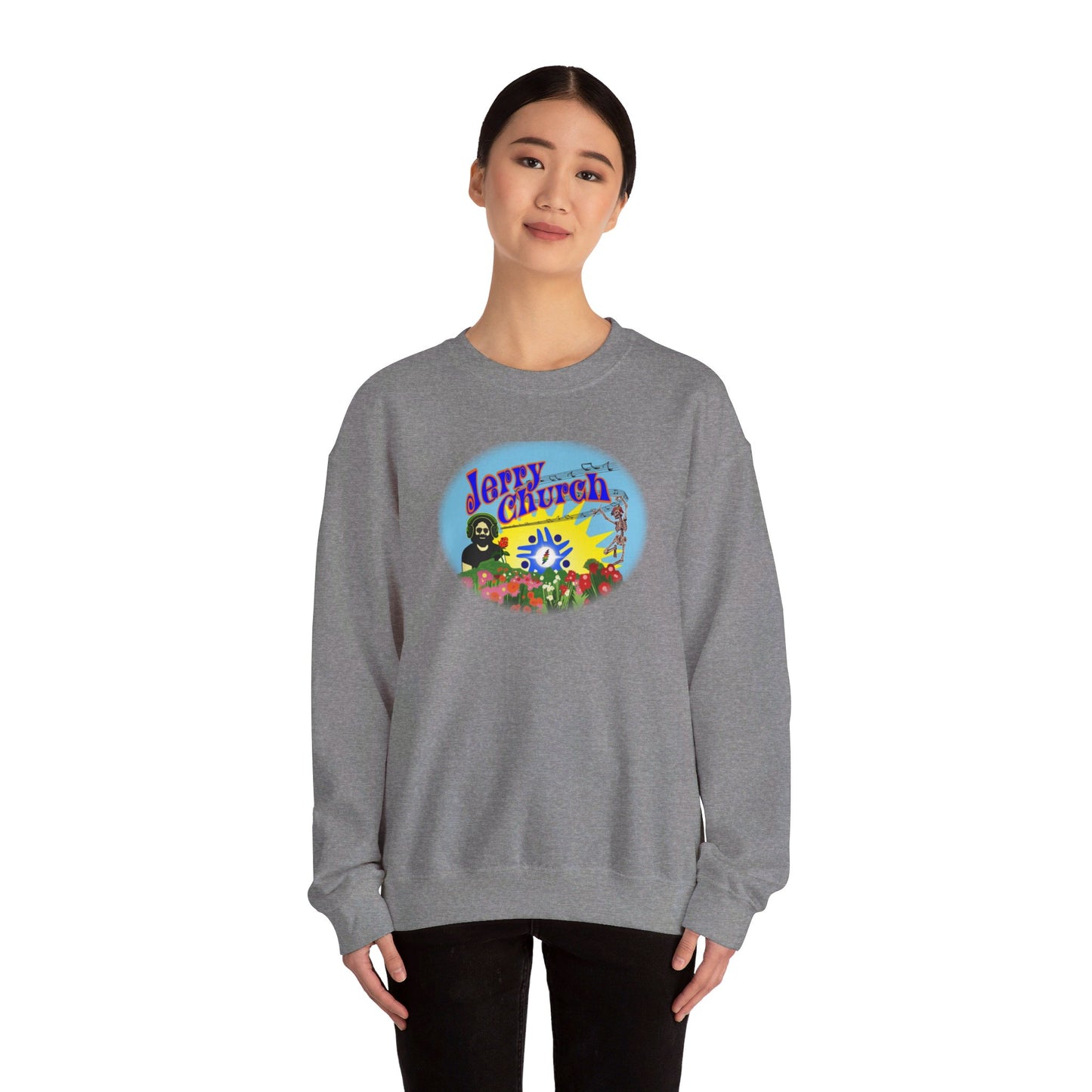 Jerry Church - Unisex Heavy Blend™ Crewneck Sweatshirt