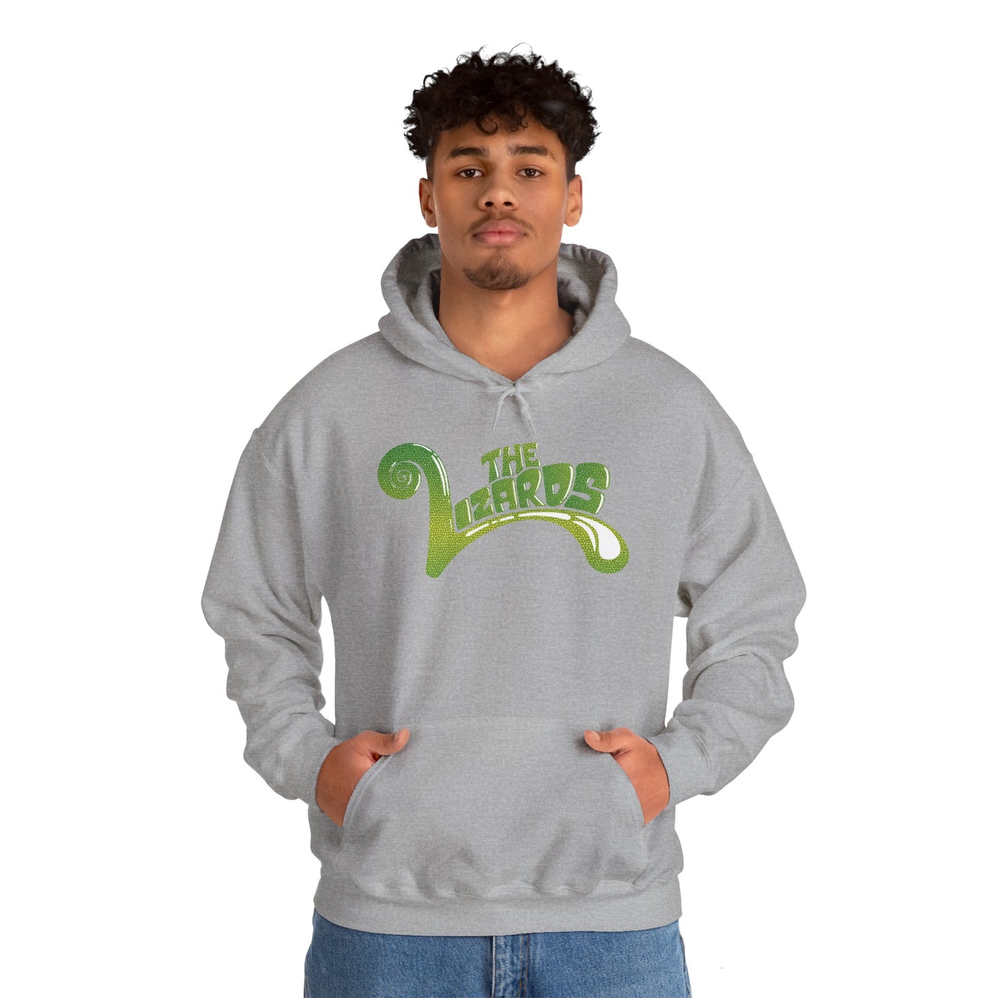 Unisex Heavy Blend™ Hooded Sweatshirt - Lizards OG Scales Logo