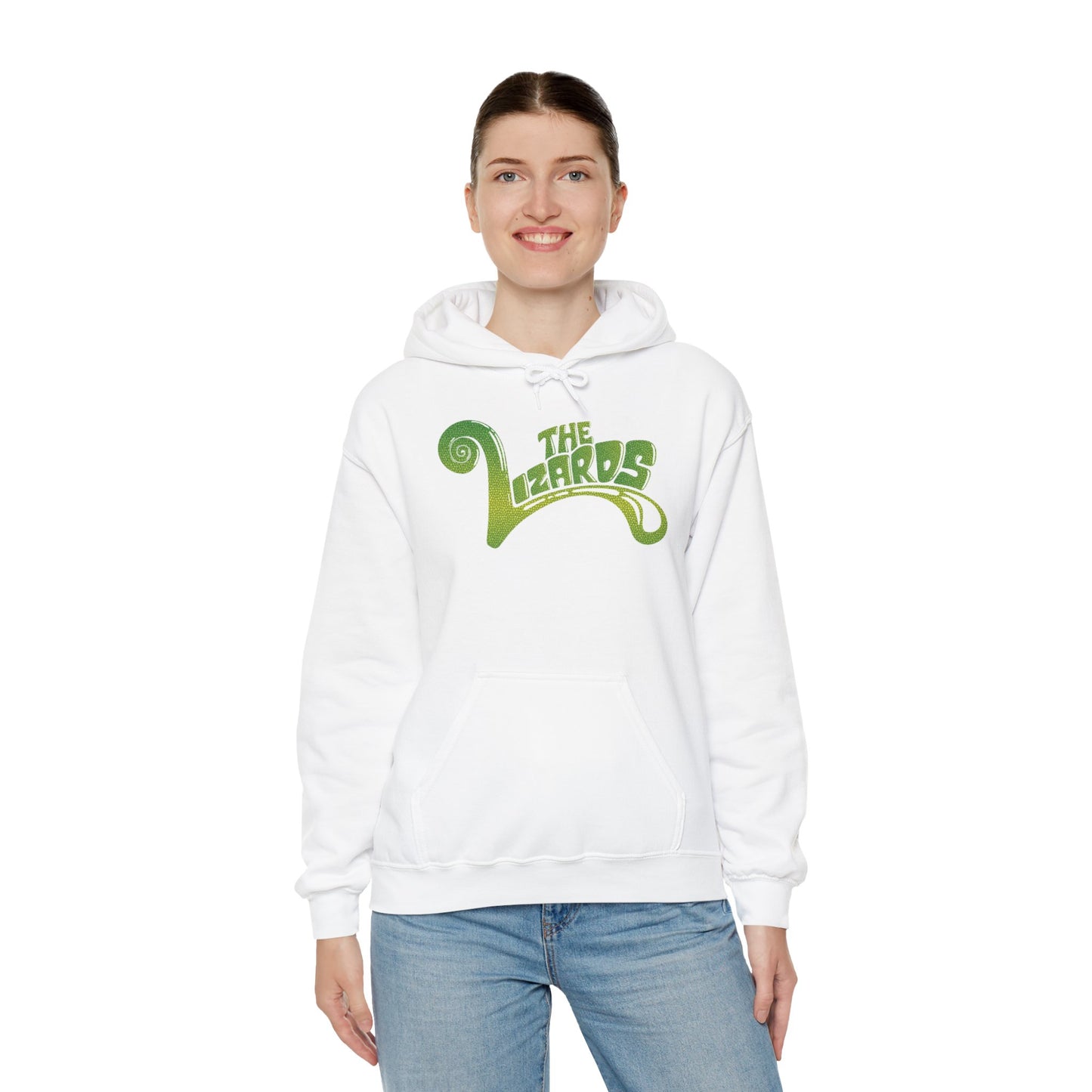 Unisex Heavy Blend™ Hooded Sweatshirt - Lizards OG Scales Logo