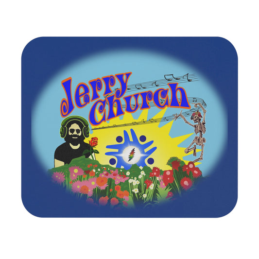 Jerry Church - Blue Mouse Pad (Rectangle)