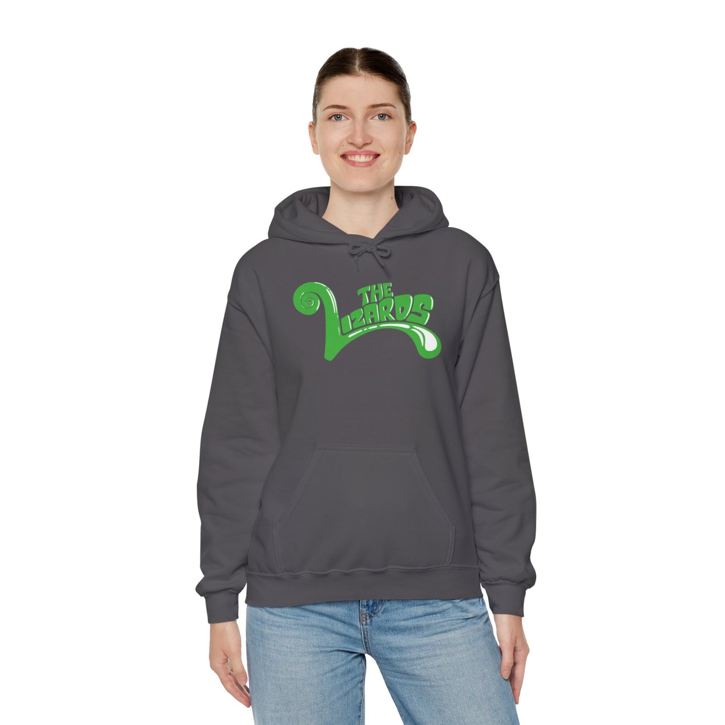 Unisex Heavy Blend™ Hooded Sweatshirt - Lizards OG Smooth  Logo