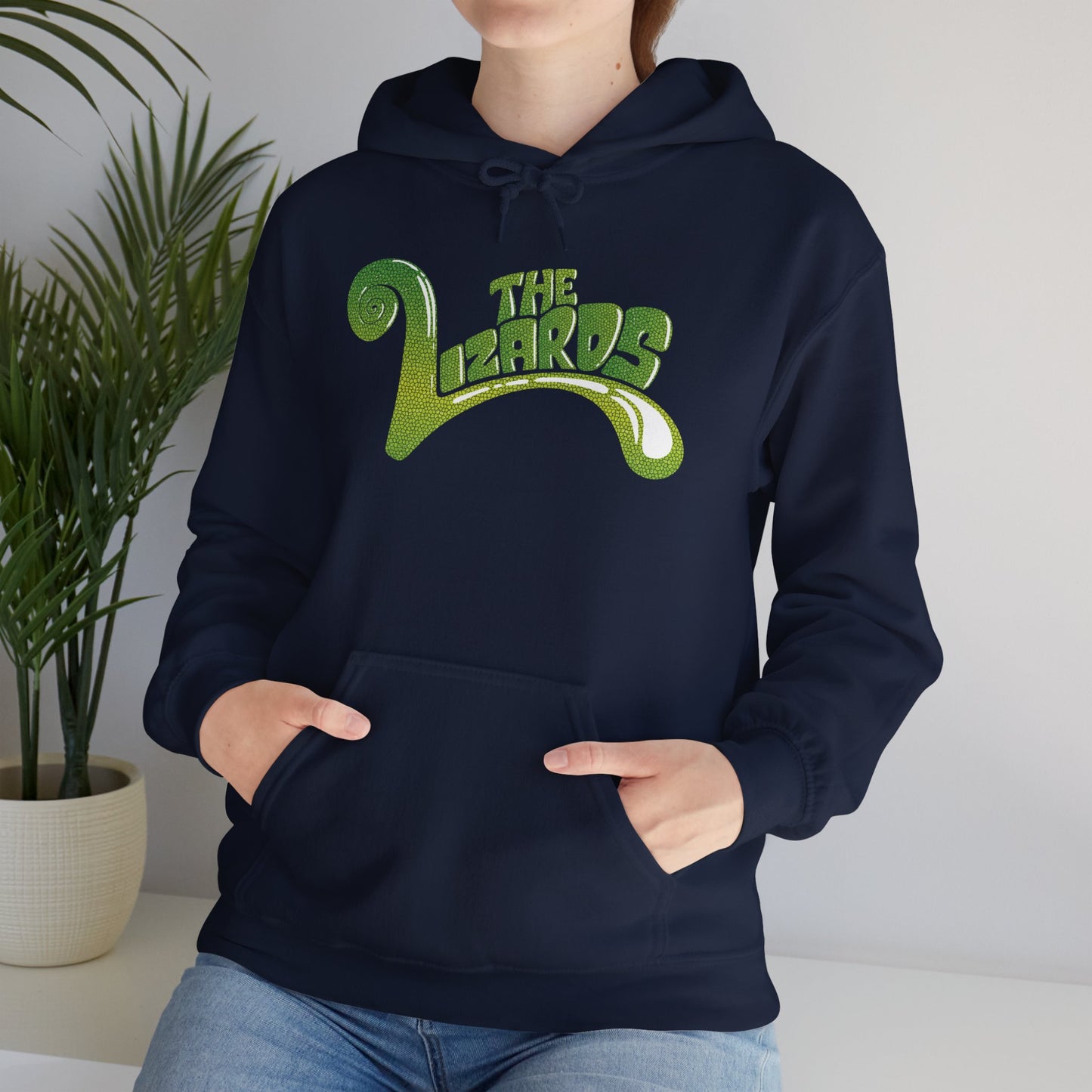 Unisex Heavy Blend™ Hooded Sweatshirt - Lizards OG Scales Logo