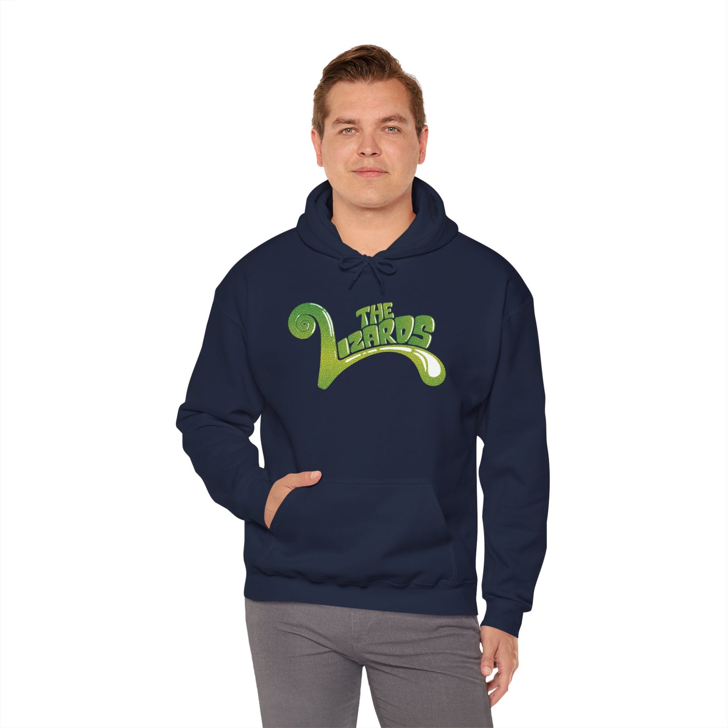 Unisex Heavy Blend™ Hooded Sweatshirt - Lizards OG Scales Logo