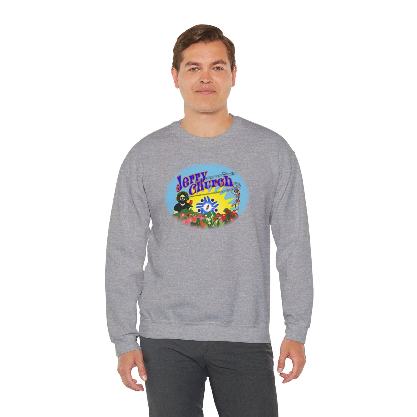 Jerry Church - Unisex Heavy Blend™ Crewneck Sweatshirt