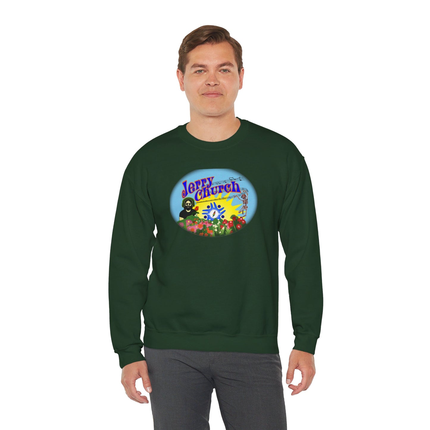 Jerry Church - Unisex Heavy Blend™ Crewneck Sweatshirt