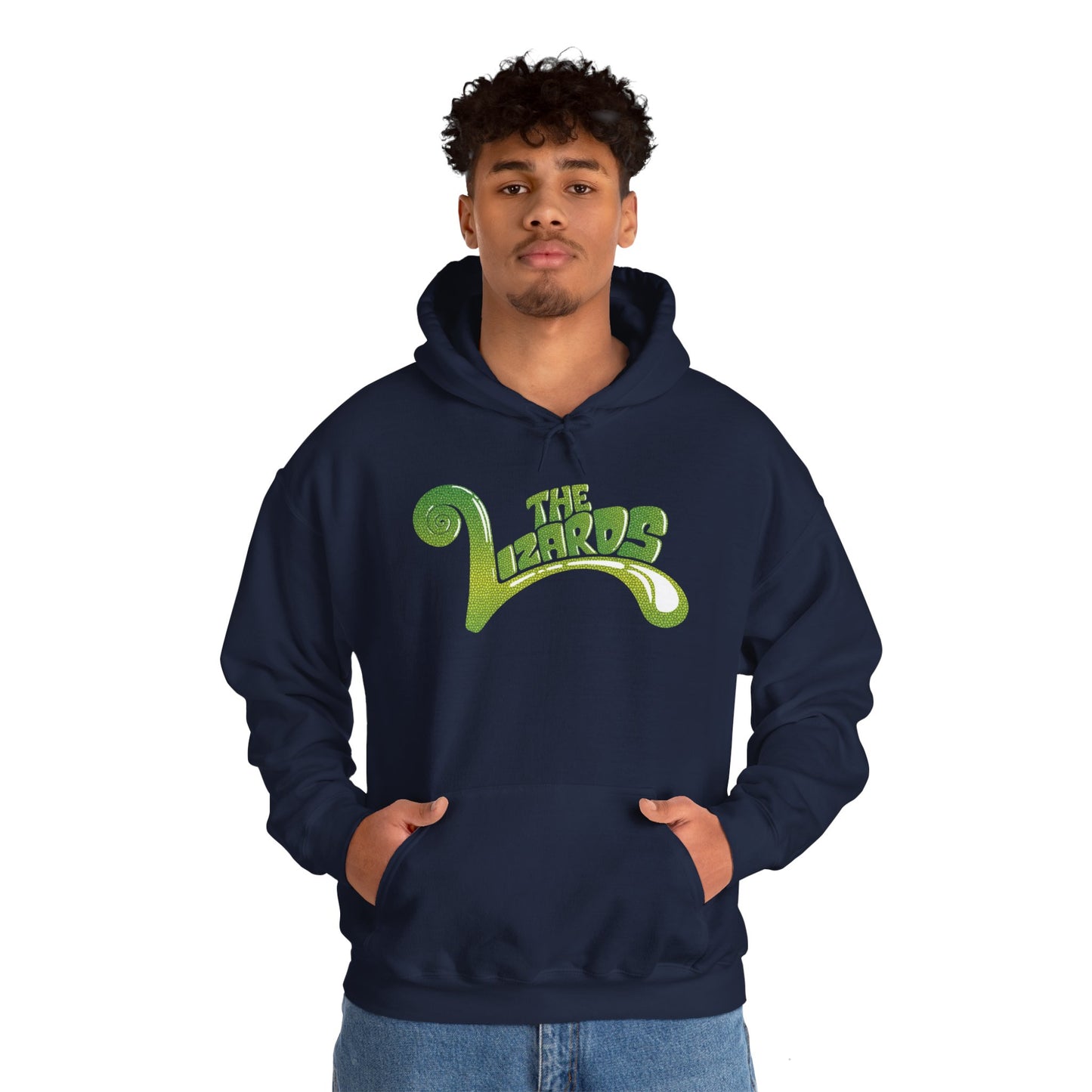 Unisex Heavy Blend™ Hooded Sweatshirt - Lizards OG Scales Logo