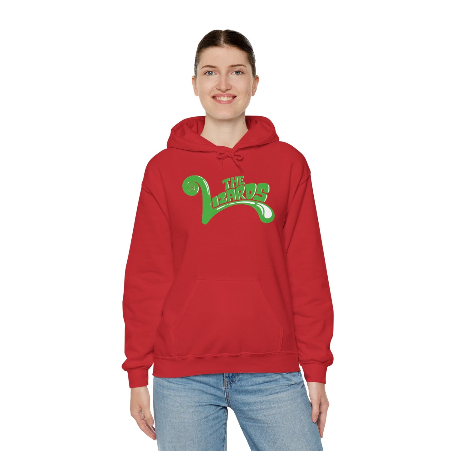 Unisex Heavy Blend™ Hooded Sweatshirt - Lizards OG Smooth  Logo