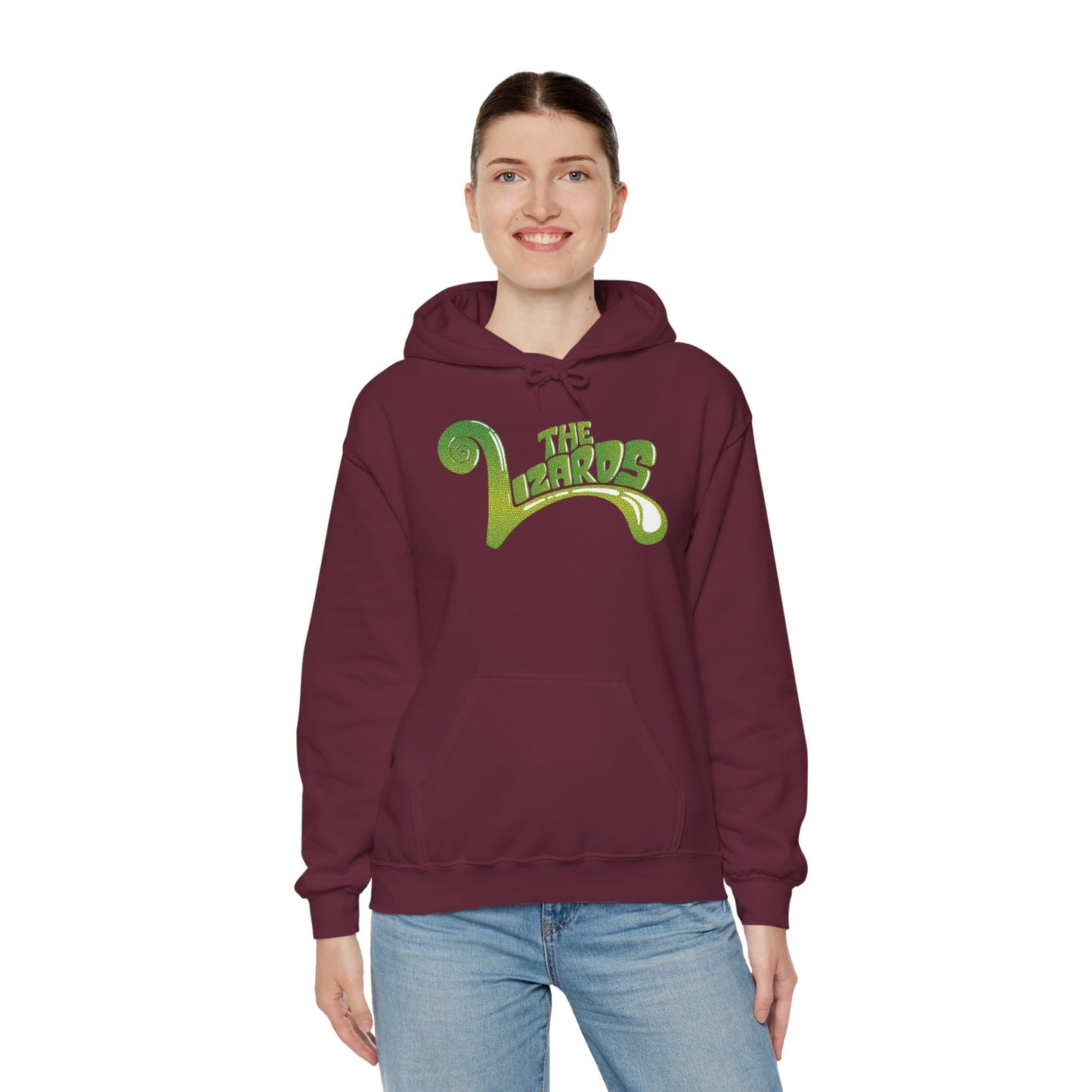 Unisex Heavy Blend™ Hooded Sweatshirt - Lizards OG Scales Logo