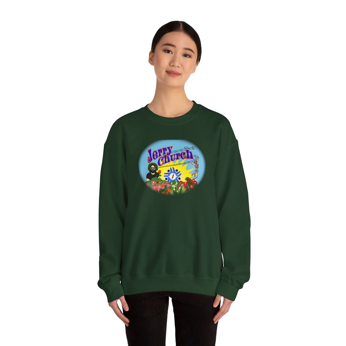 Jerry Church - Unisex Heavy Blend™ Crewneck Sweatshirt