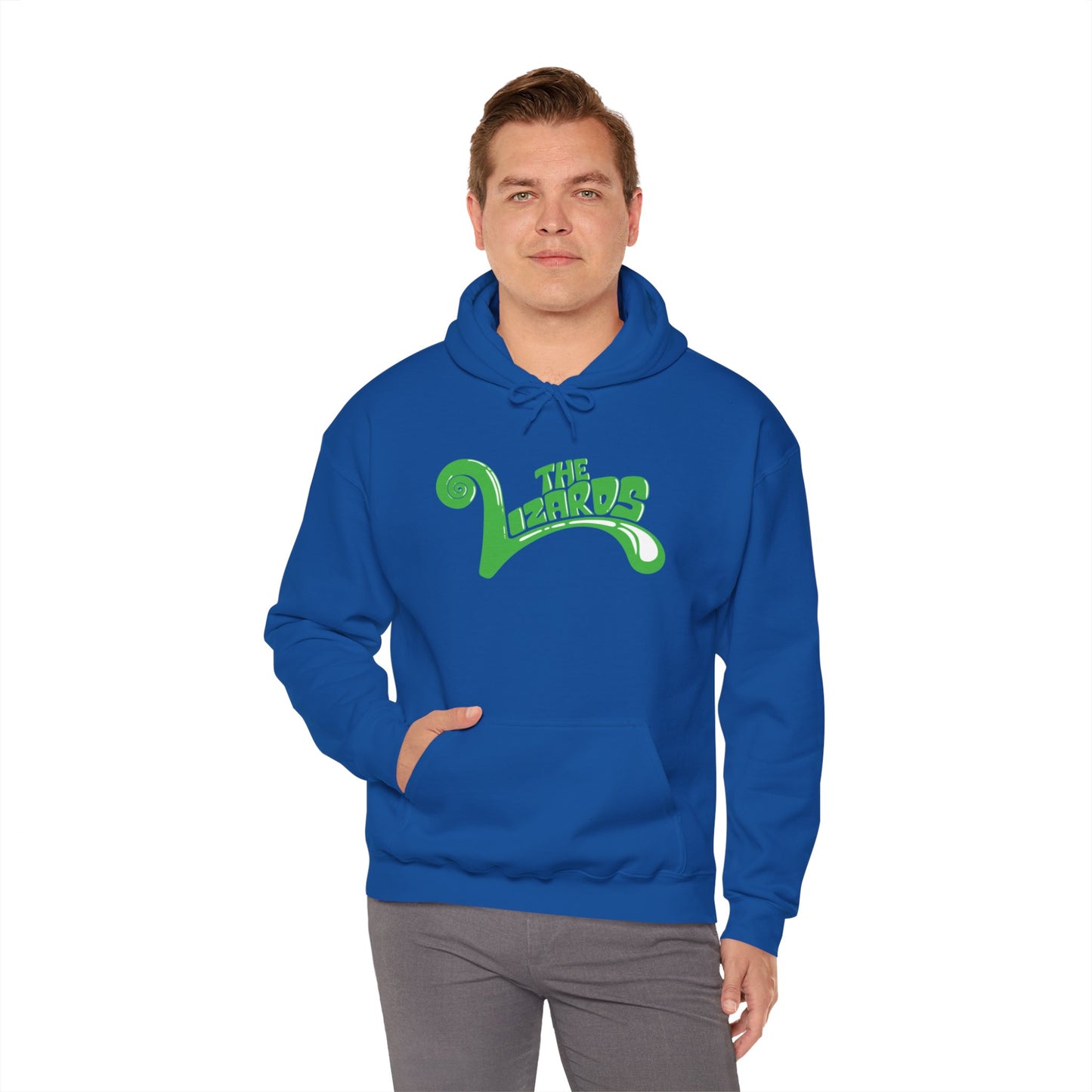 Unisex Heavy Blend™ Hooded Sweatshirt - Lizards OG Smooth  Logo